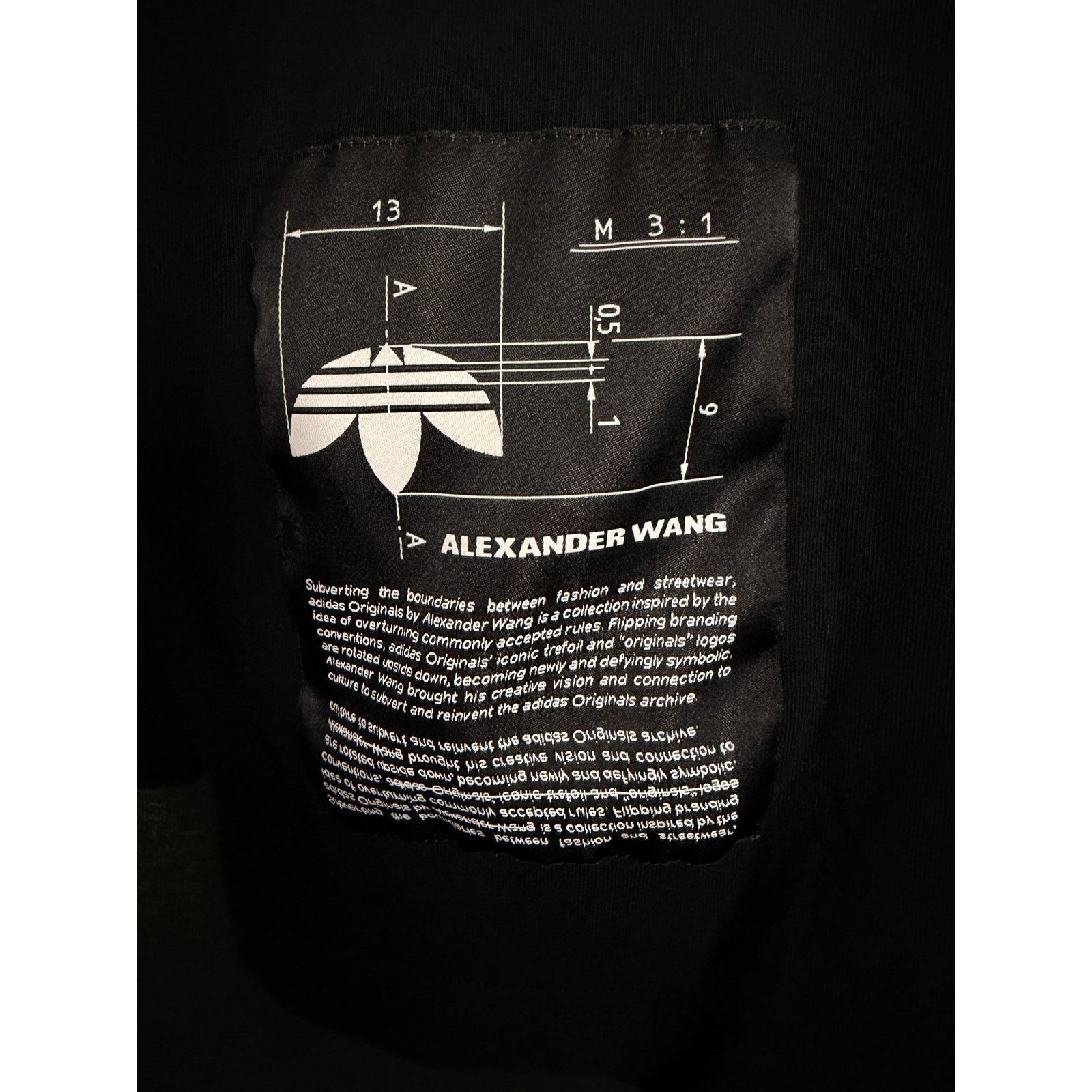Alexander Wang Adidas x Alexander Wang L/S Black Graphic T 2017 Collab US S Size US S / EU 44-46 / 1 - 4 Thumbnail