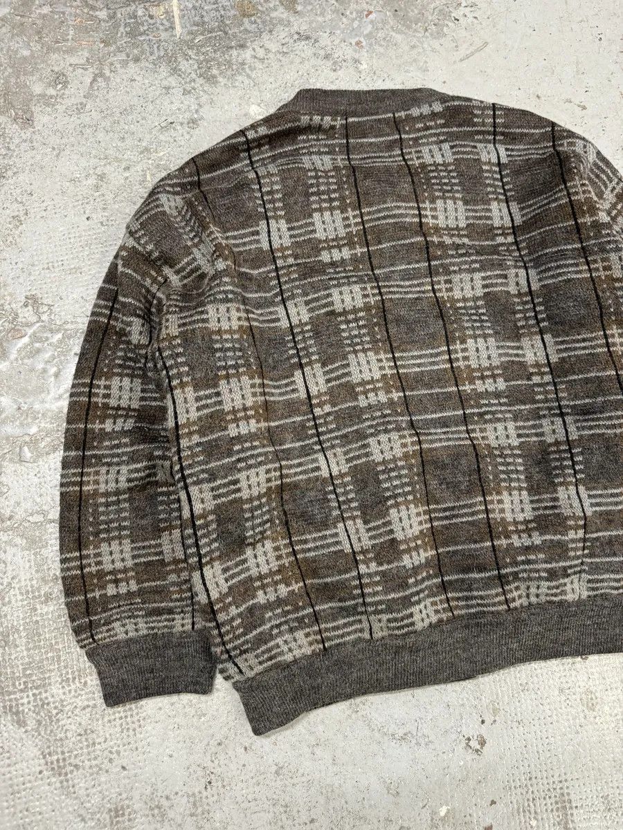 Yves Saint Laurent 1980s Yves Saint Laurent Brown Wool Bomber Cardigan Jacket Size US L / EU 52-54 / 3 - 6 Thumbnail