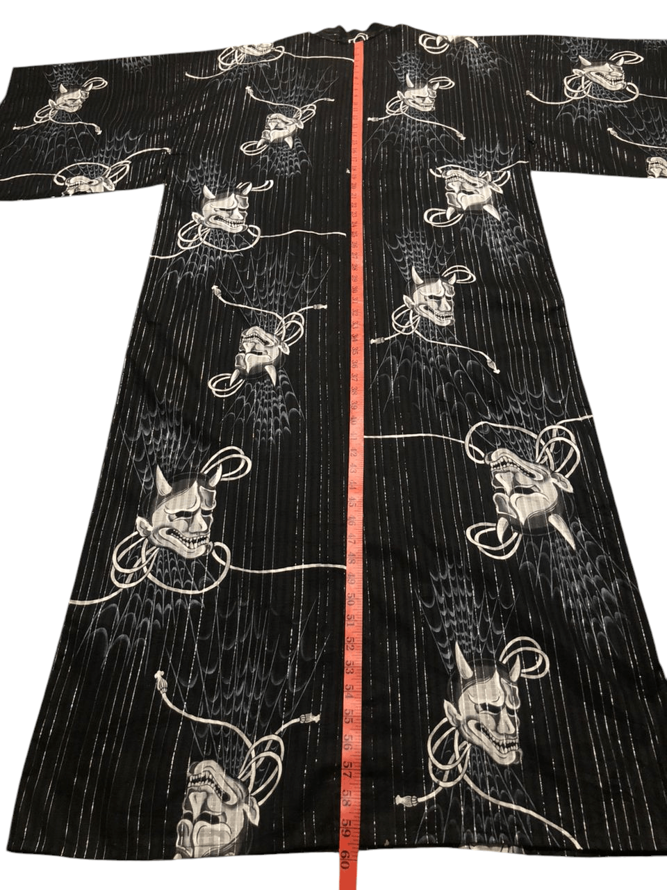 Komono Very Rare Kimono Black and White Ohio Long Kimono Japan Size US L / EU 52-54 / 3 - 14 Thumbnail