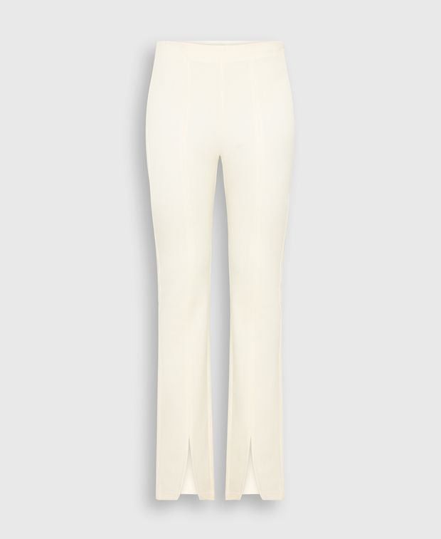 Wool-Blend Trousers Nebbia in White, Women's (Size 26)