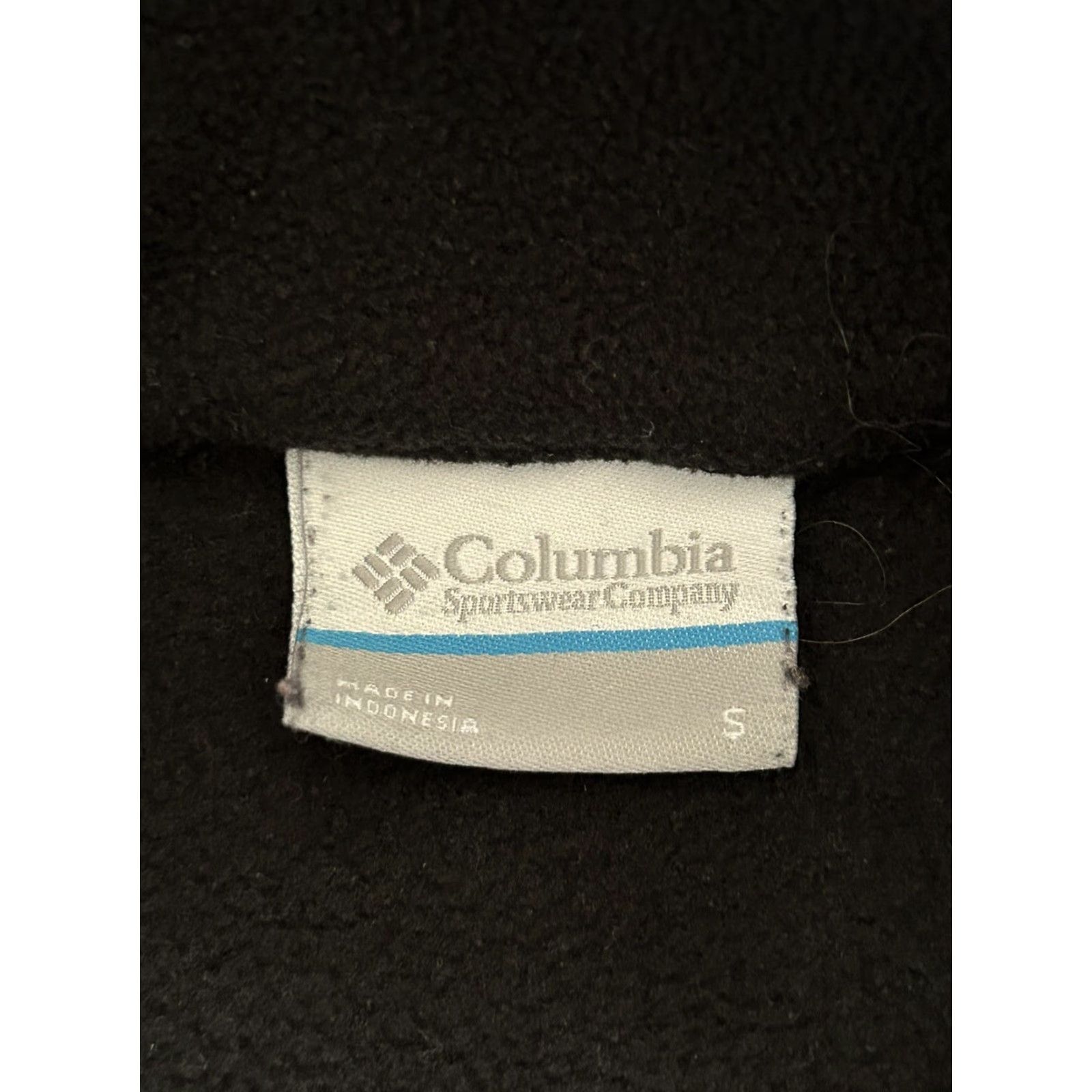 Vintage Columbia Jacket Women Black Fleece Full Zip Sz Small Size S / US 4 / IT 40 - 5 Thumbnail