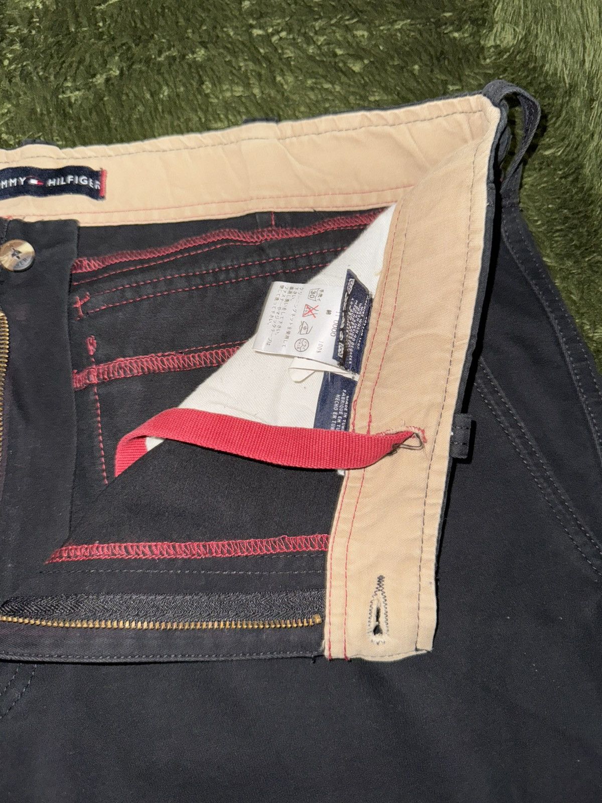 Tommy Hilfiger [W36/L32] TOMMY HILFIGER Japan Hidden Cargo Pants Black Size US 36 / EU 52 - 3 Thumbnail