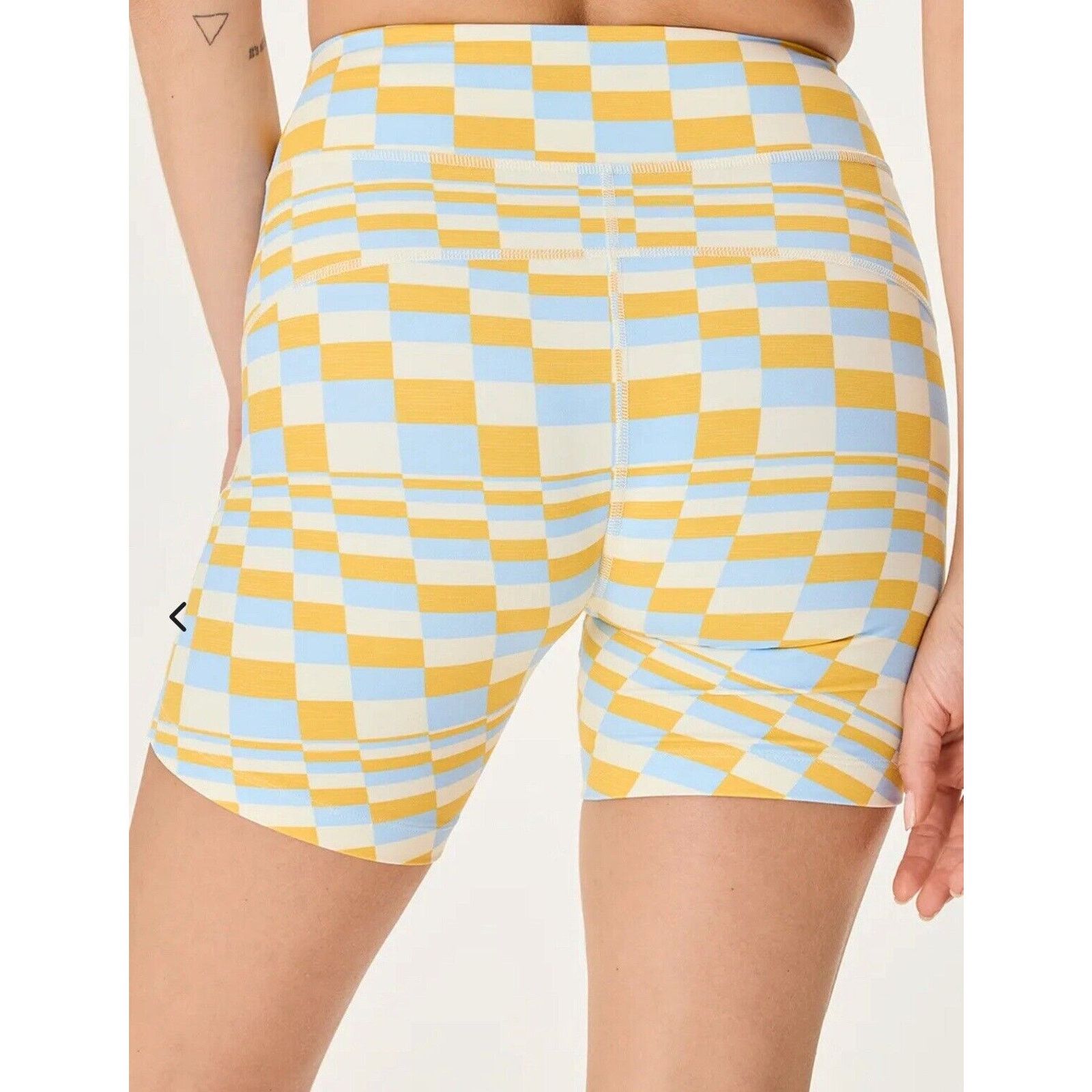 Outdoor Voices Outdoor Voices Yellow Tech Sweat TechSweat 6” Biker Shorts S Size 25" / US 0 / IT 36 - 4 Thumbnail