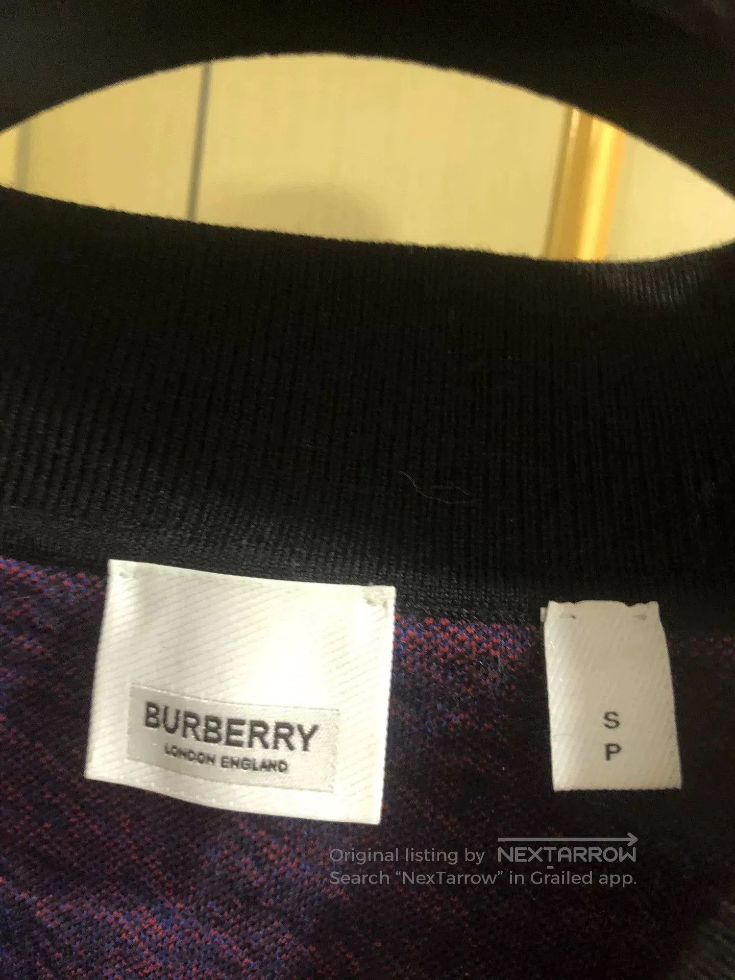 Burberry Burberry Knit Sweater with V-Neck. Size S / US 4 / IT 40 - 6 Thumbnail
