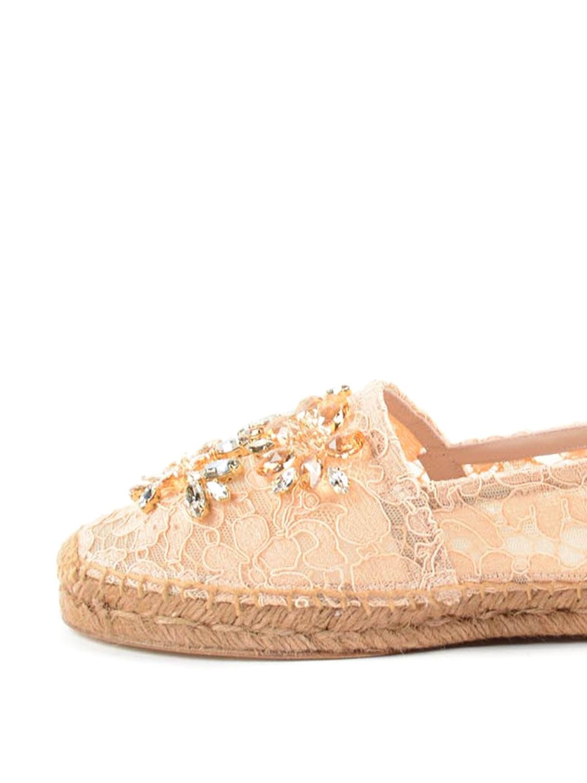 Dolce & Gabbana o1y0925 Espadrilles in Beige Size US 4 / IT 34 - 3 Thumbnail