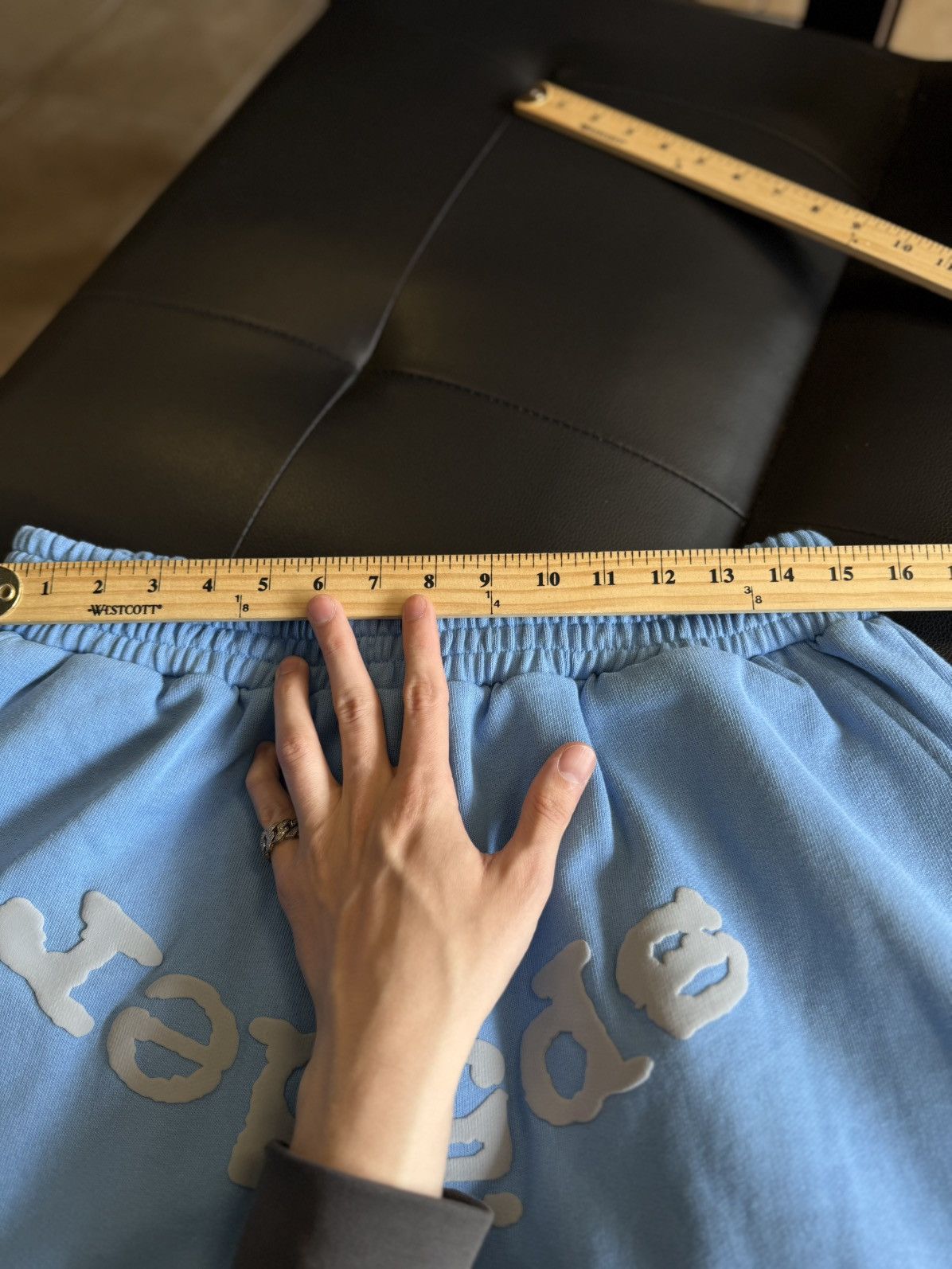 Sp5der Sp5der Sweatshorts Blue Size XL (NEW) Size US 34 / EU 50 - 6 Thumbnail