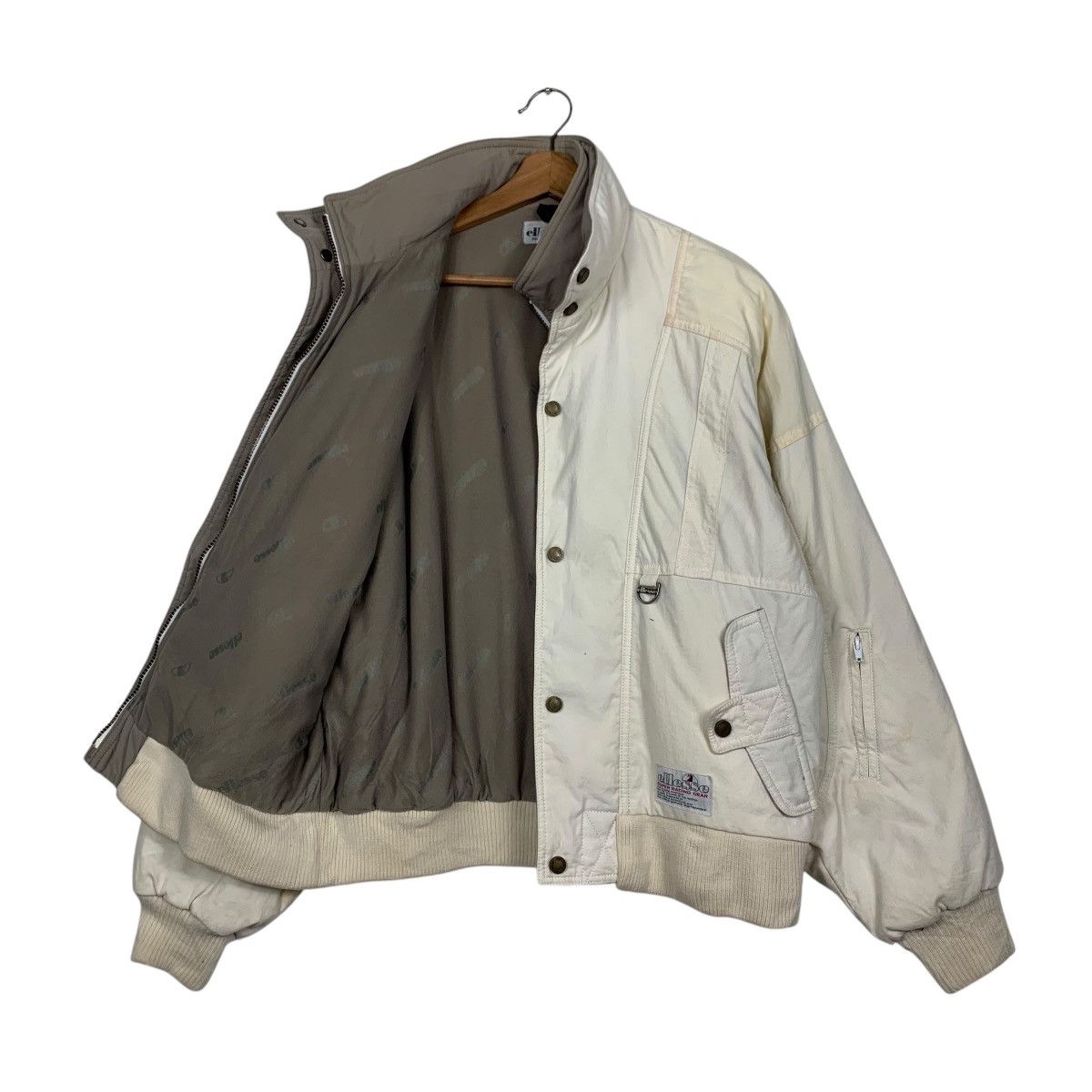 Ellesse 90s ELLESSE Super Racing Gear Double Layer Jacket #2859-C129 Size US L / EU 52-54 / 3 - 12 Thumbnail