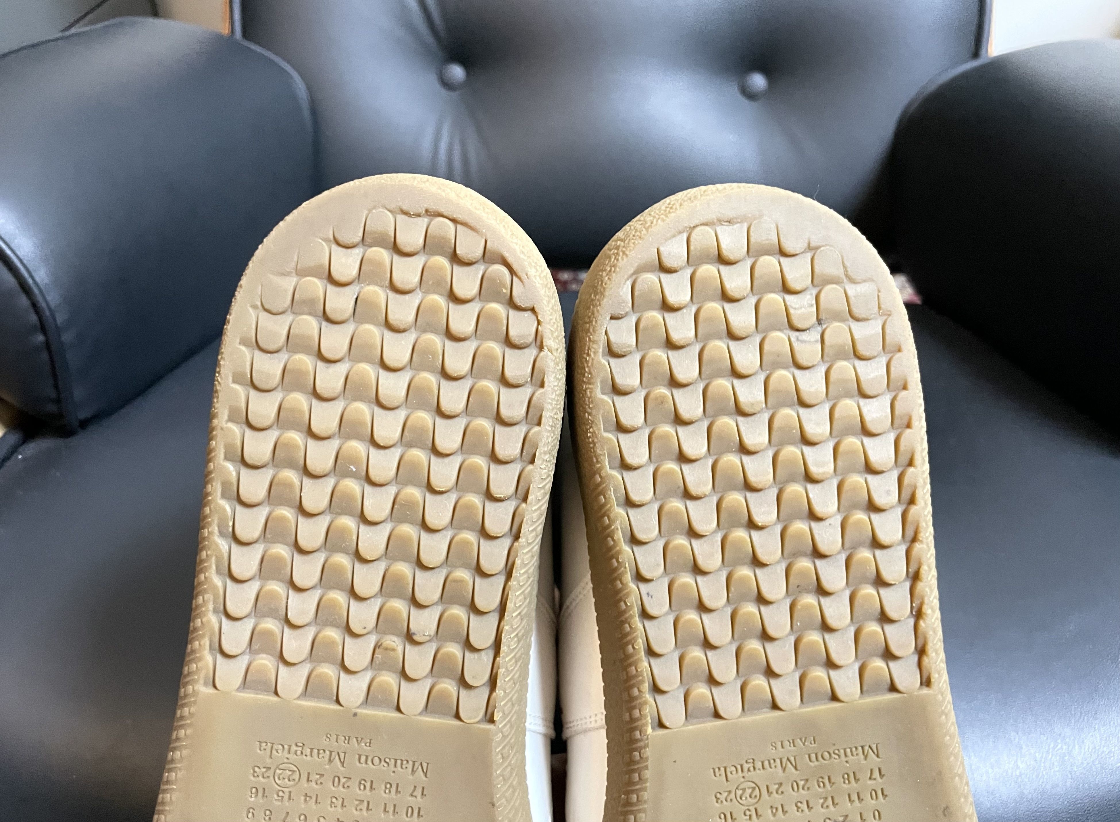 Maison Margiela Maison Margiela GAT (Paint Splatter White) Size US 9.5 / EU 42-43 - 18 Thumbnail