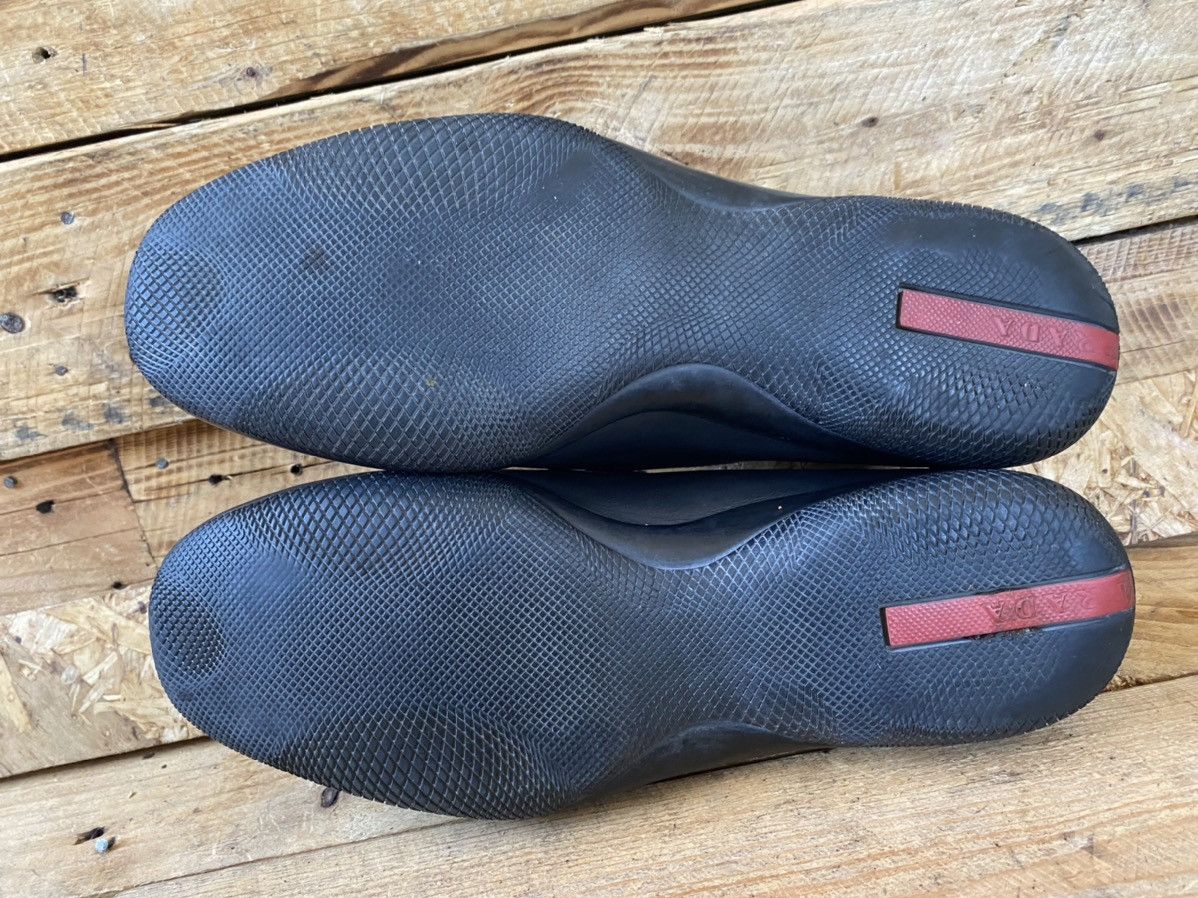 Prada Prada horsebit black leather logo loafers sz uk6.5 Size US 7.5 / EU 40-41 - 16 Thumbnail