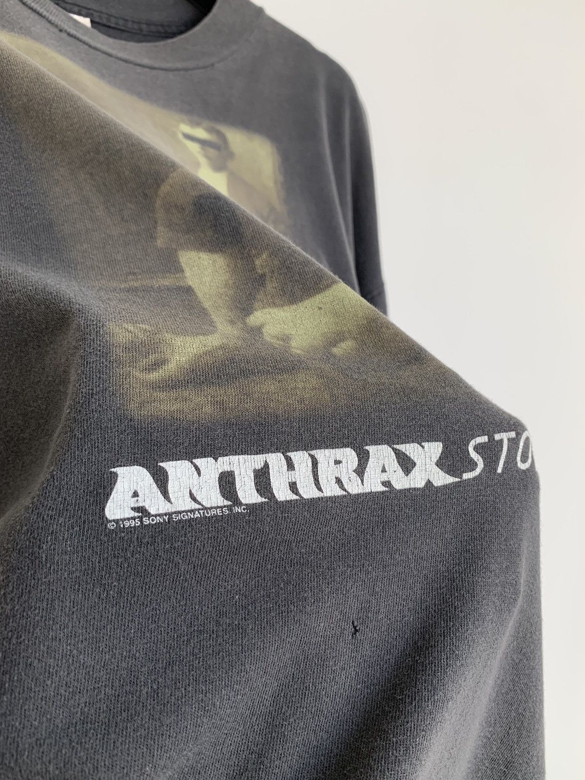 Vintage Vintage 90s Anthrax Storm 442 Band Shirt Size US L / EU 52-54 / 3 - 6 Thumbnail