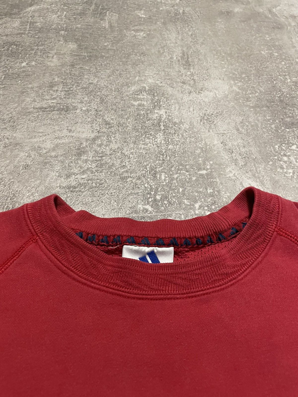 Adidas × Vintage Vintage Adidas Big Embroider Logo Boxy Baggy Sweatshirt 90s Size US L / EU 52-54 / 3 - 8 Thumbnail