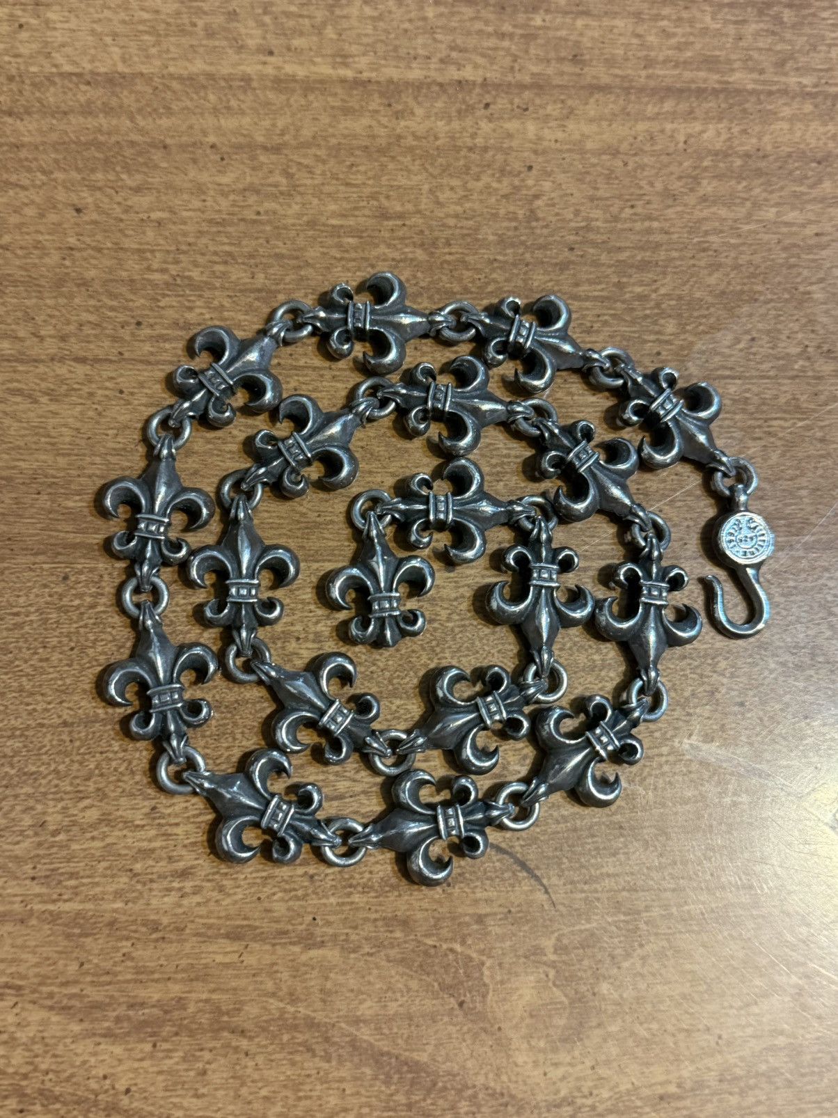Chrome Hearts BS Fleur De Lis Link Necklace Size ONE SIZE - 5 Thumbnail