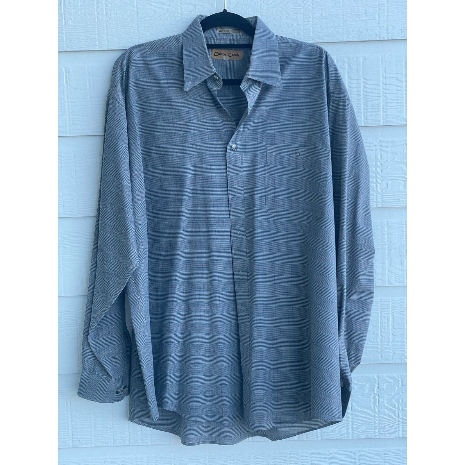 Other Cobra Creek Men's dark Gray plaid button up shirt XLT Size US XL / EU 56 / 4 - 1 Thumbnail