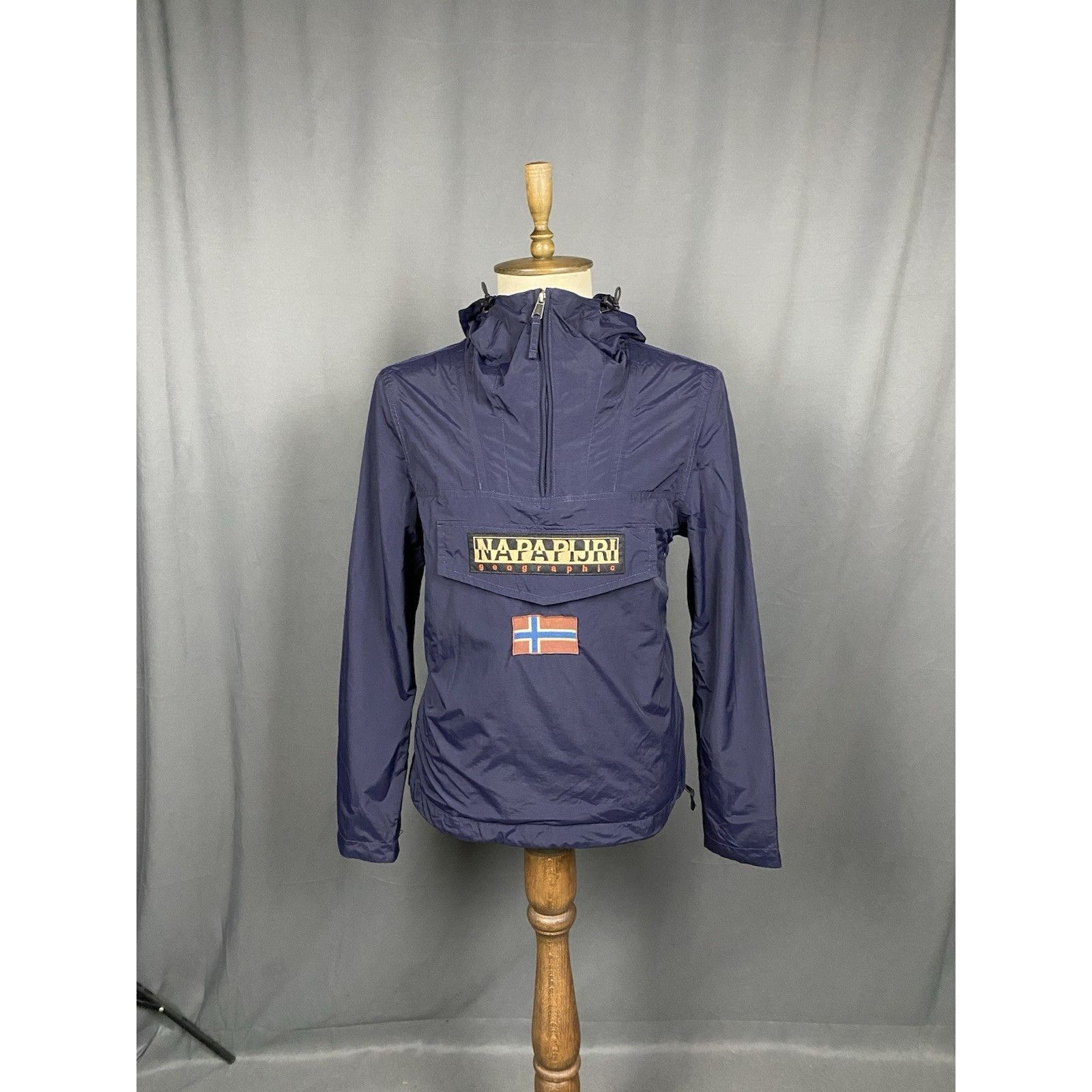 Napapijri Napapijri Rainforest Men's Blue Anorak Windbreaker Jacket Si Size US M / EU 48-50 / 2 - 3 Thumbnail