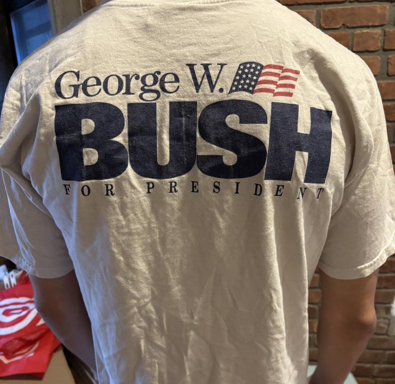 President's George W Bush vintage shirt president Size US L / EU 52-54 / 3 - 3 Thumbnail