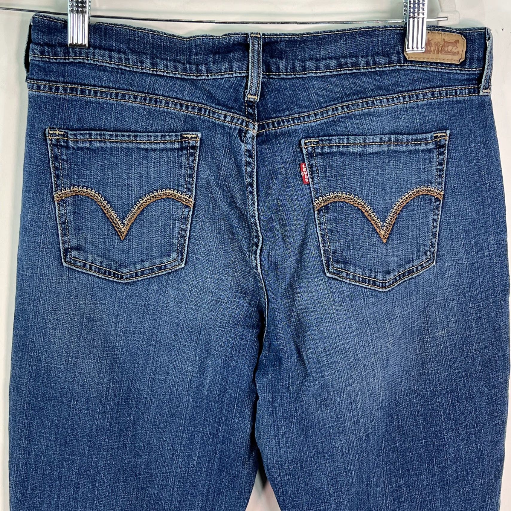 Levi's Levi's Womens Jeans Bootcut 5-Pocket Denim Size 10 Regular Low Rise Blue 32x32 515 M Vintage No Women Size 32" / US 10 / IT 46 - 4 Thumbnail
