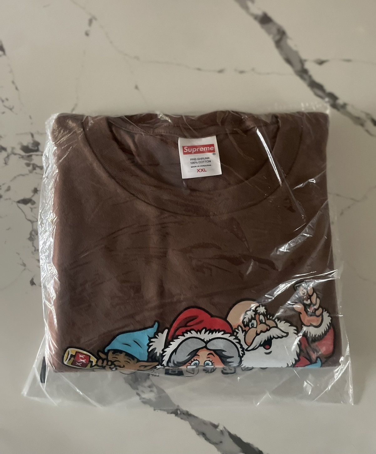 Supreme Supreme Naughty Tee Brown Size XXL Size US XXL / EU 58 / 5 - 1 Thumbnail