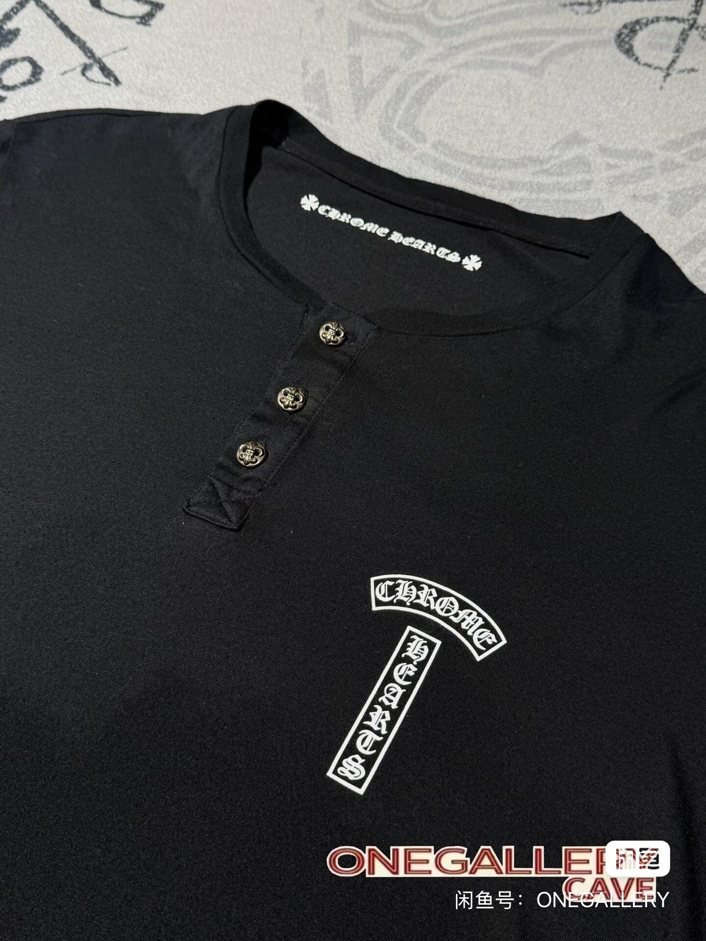 Chrome Hearts CHROME HEARTS Size L Henry collar scout flower silver buckl Size US L / EU 52-54 / 3 - 2 Thumbnail