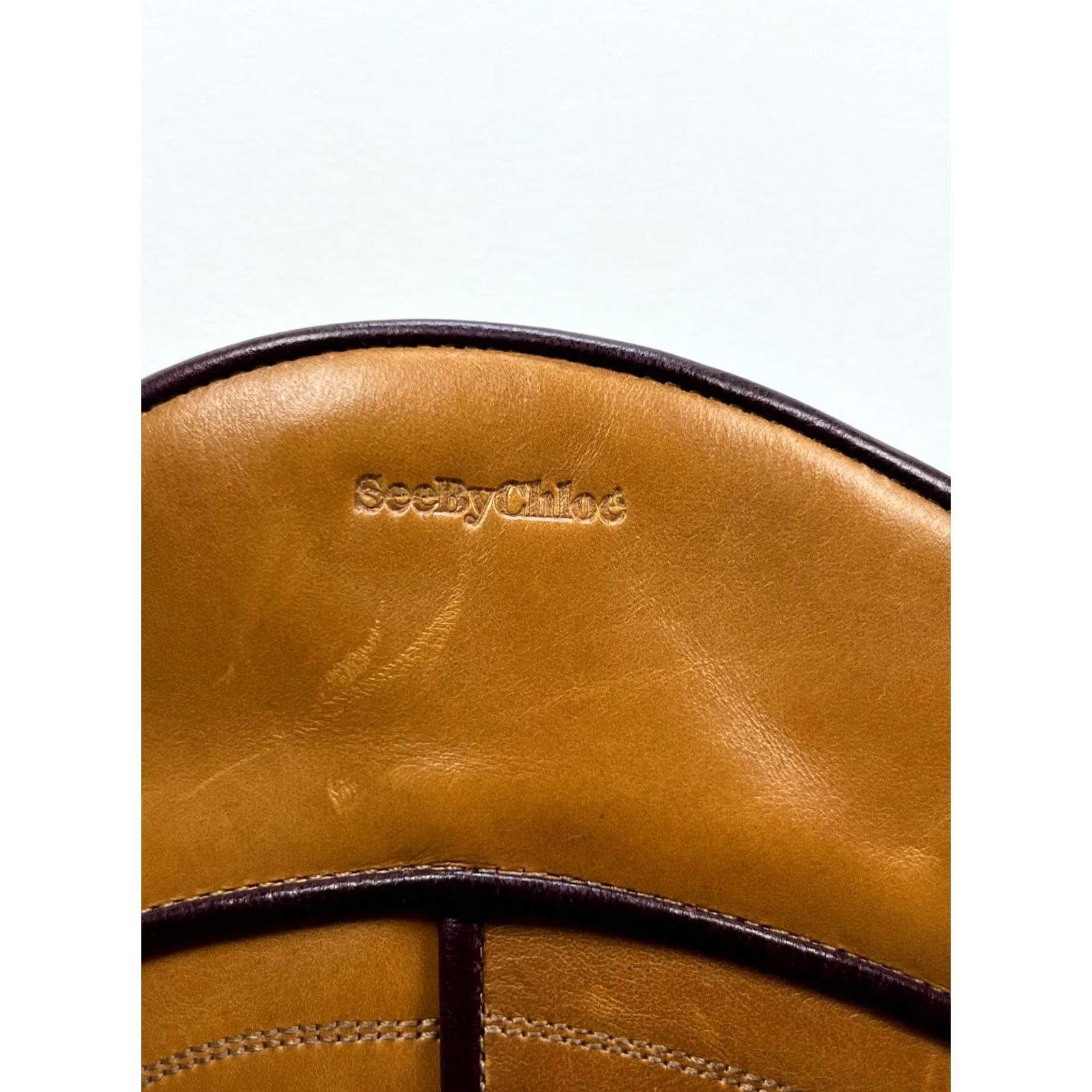 Vintage See By Chloé Brown Leather Boots Western Style Cowboy Size 37 - Boots, Western, Leather, See By Chloé Women, Brown Size US 4 / IT 34 - 4 Thumbnail