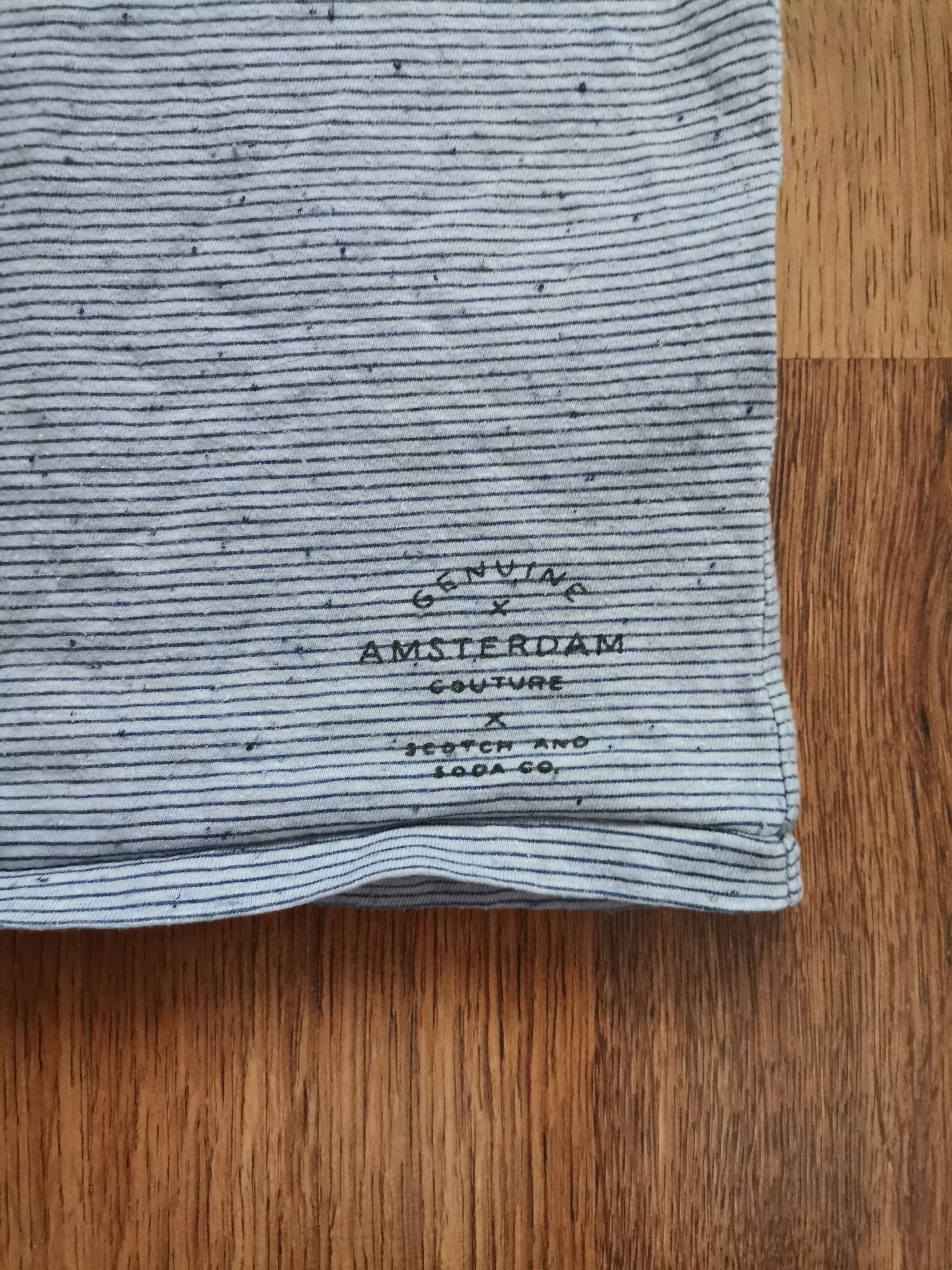 Scotch & Soda Scotch & Soda Striped T-Shirt Size US XL / EU 56 / 4 - 2 Thumbnail