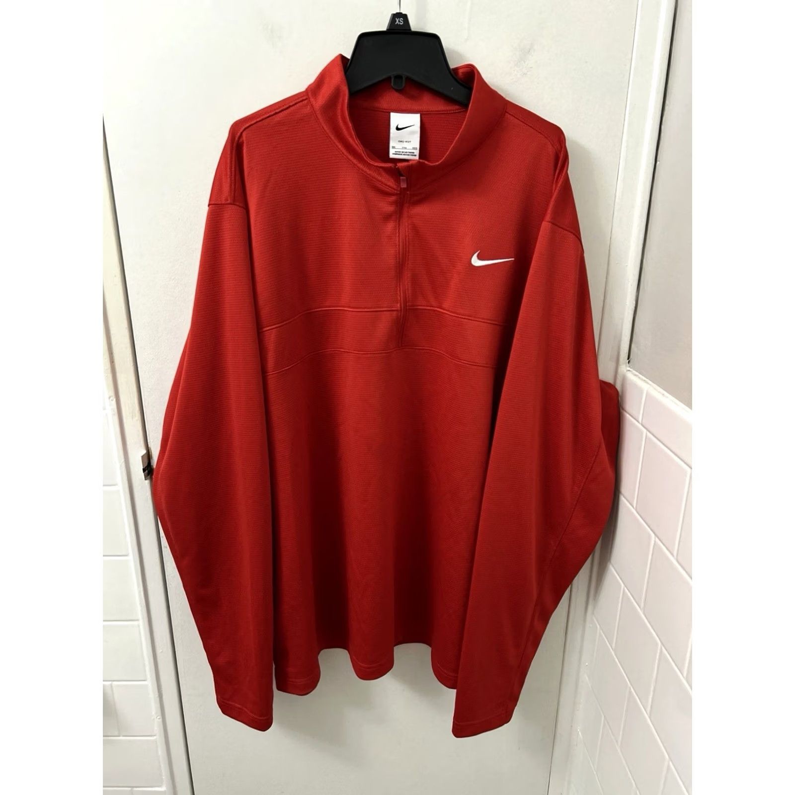 Nike Nike Dri-FIT 1/4 Zip Mens XXL Red Pullover Training Sweatshirt L/S CK6076-657 Size US XXL / EU 58 / 5 - 2 Thumbnail