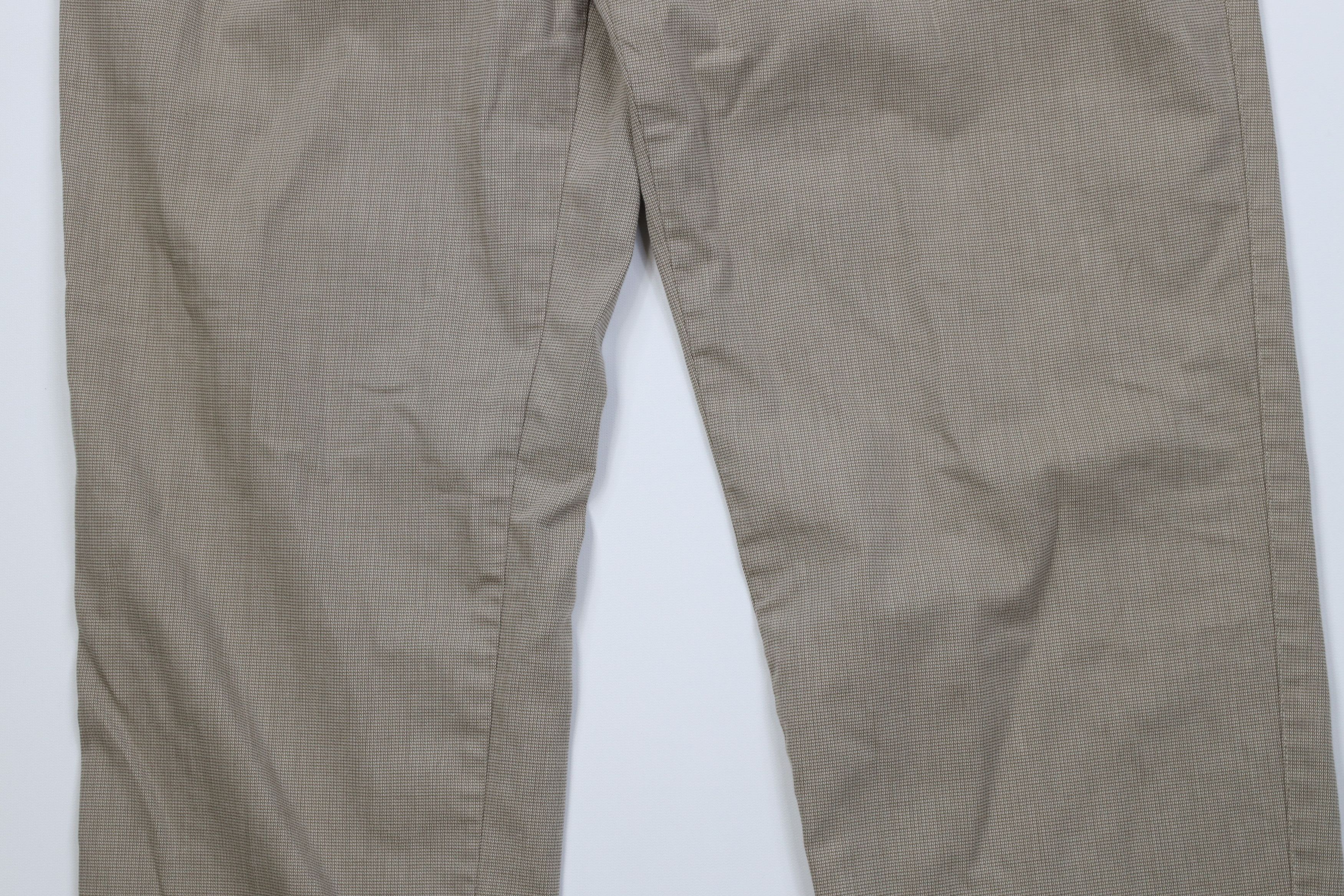 Vintage Vintage 90s Streetwear Wide Leg Chino Pants Beige Plaid Size US 36 / EU 52 - 3 Thumbnail
