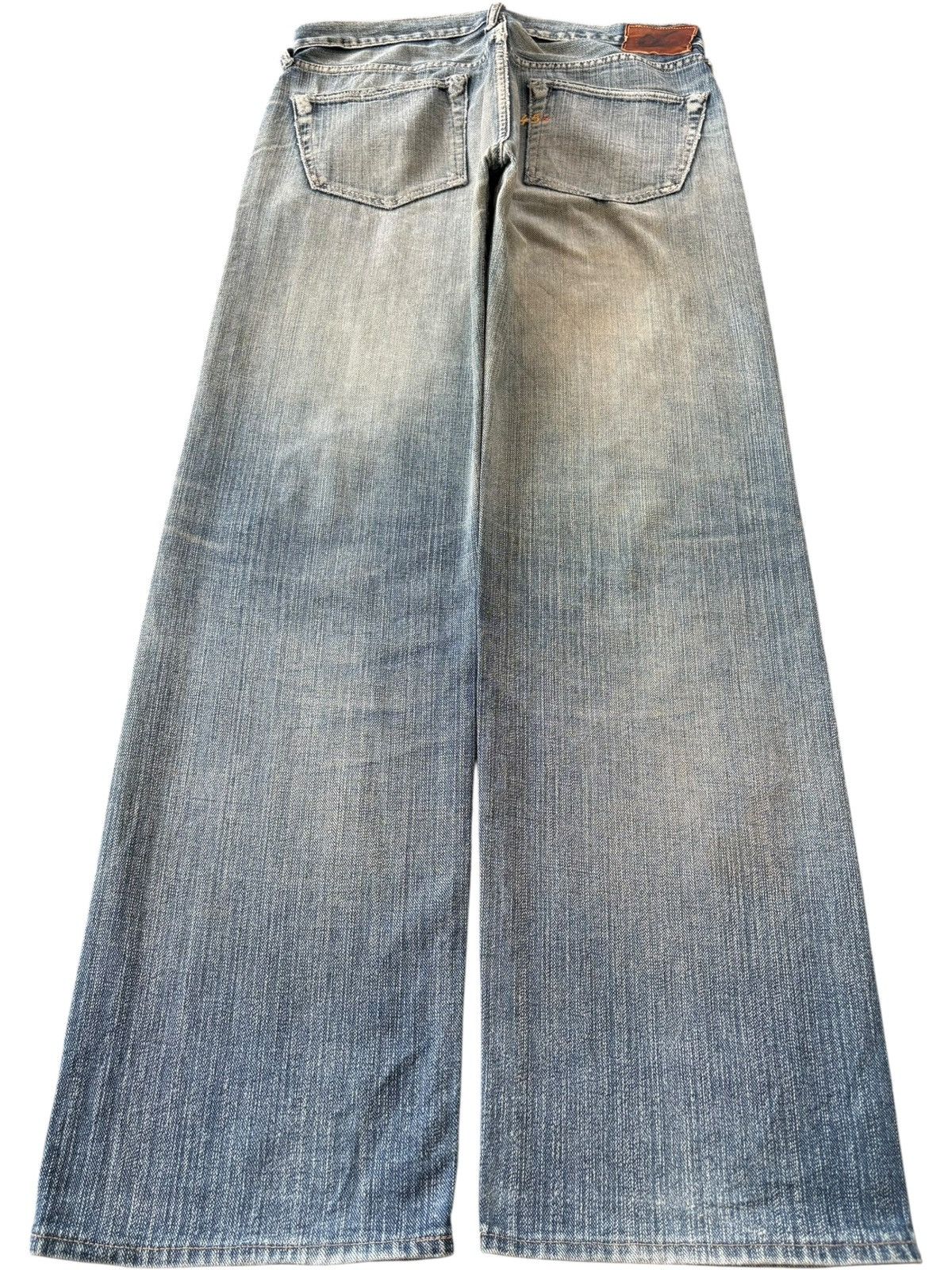 45rpm Vintage Japanese 45Rpm Mud Wash Loose Jeans Size US 31 - 2 Thumbnail