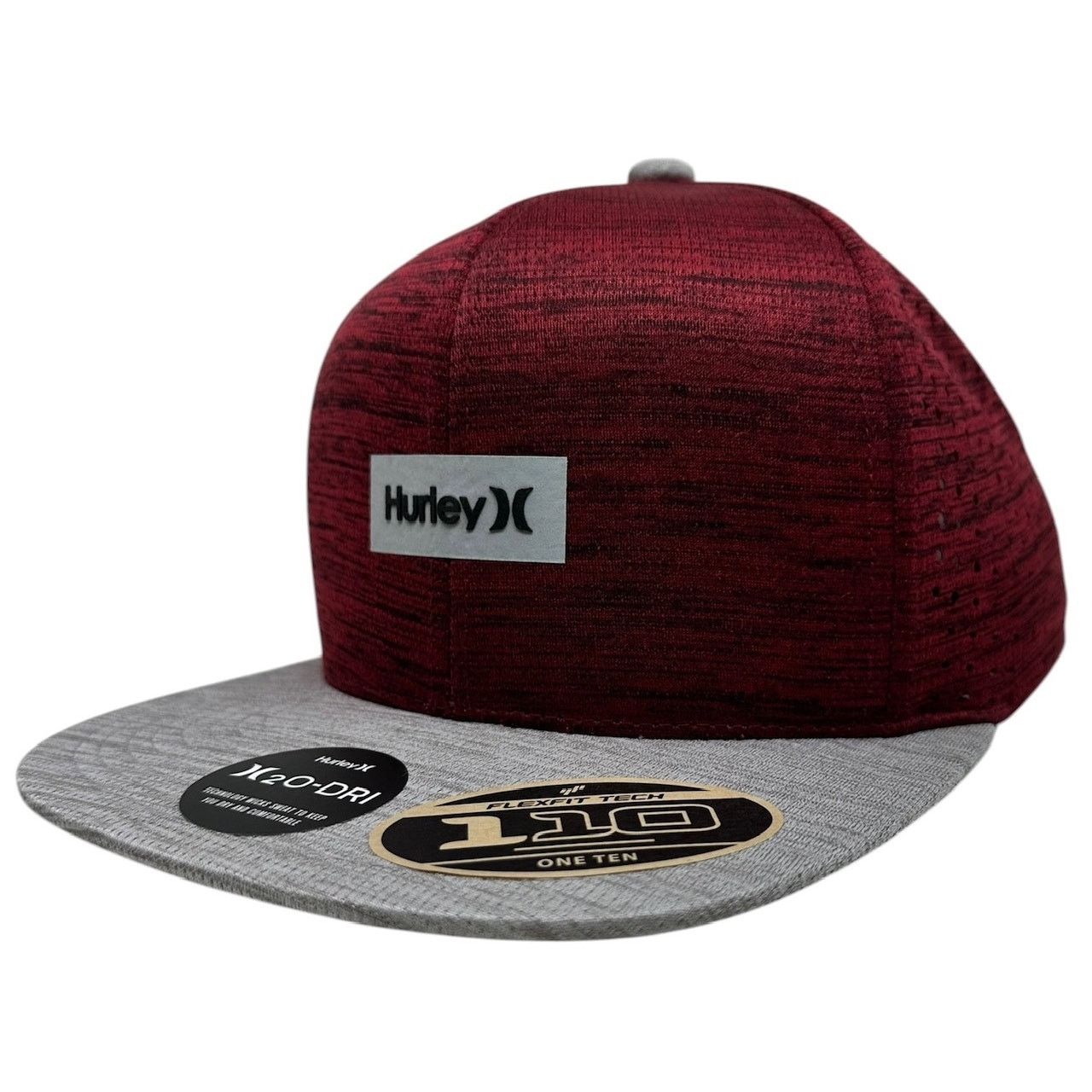 Hurley Hurley Men's H2O-DRI Dock 110 Snapback Hat in Red Size ONE SIZE - 2 Thumbnail