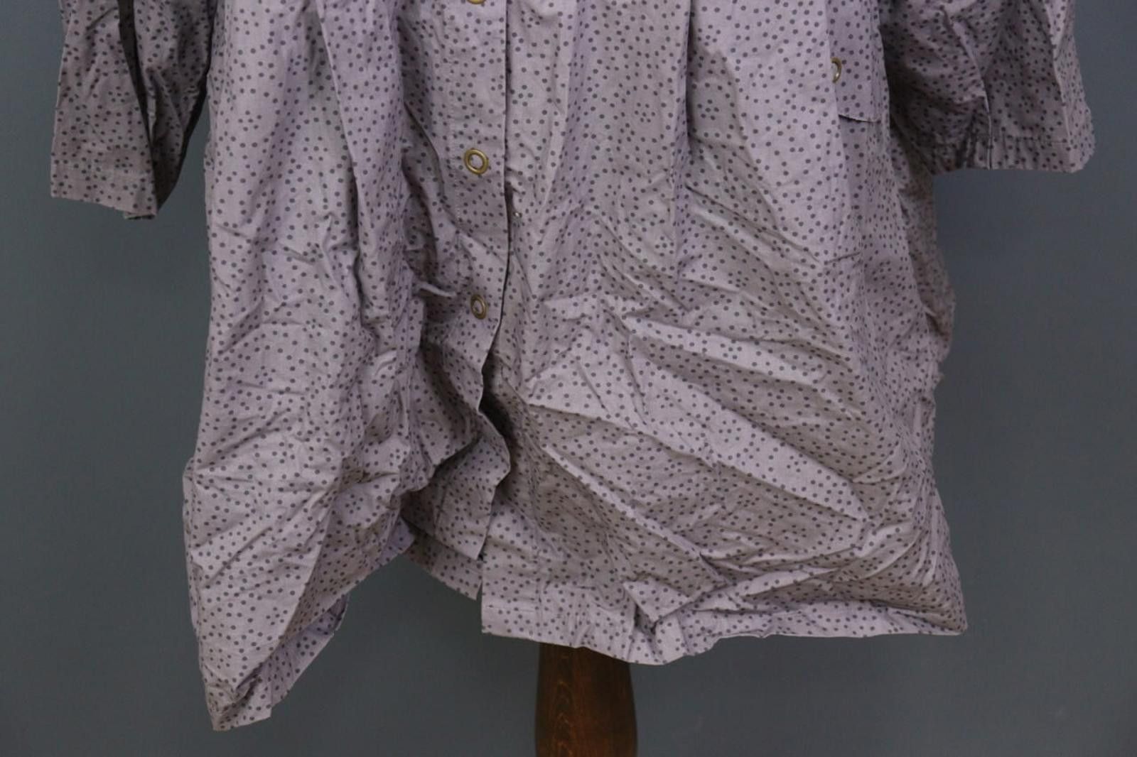 Designer Gudrun Sjoden Gray Dotted Lagenlook Lightweight Coat Size XL Size XL / US 12-14 / IT 48-50 - 5 Thumbnail