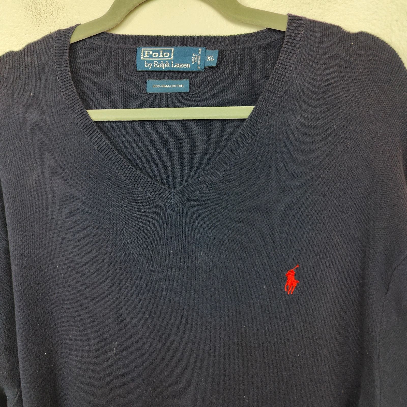Polo Ralph Lauren Vintage Polo Ralph Lauren Pima Cotton Sweater Mens XL Size US XL / EU 56 / 4 - 3 Thumbnail