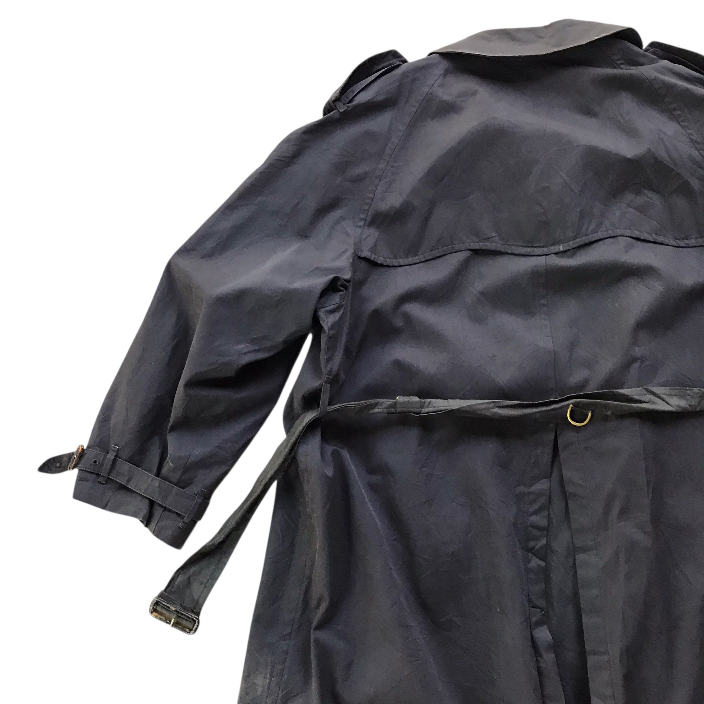 Burberry Rare Vintage 80s Burberry Nova Check Belted Commander II Size US L / EU 52-54 / 3 - 15 Thumbnail