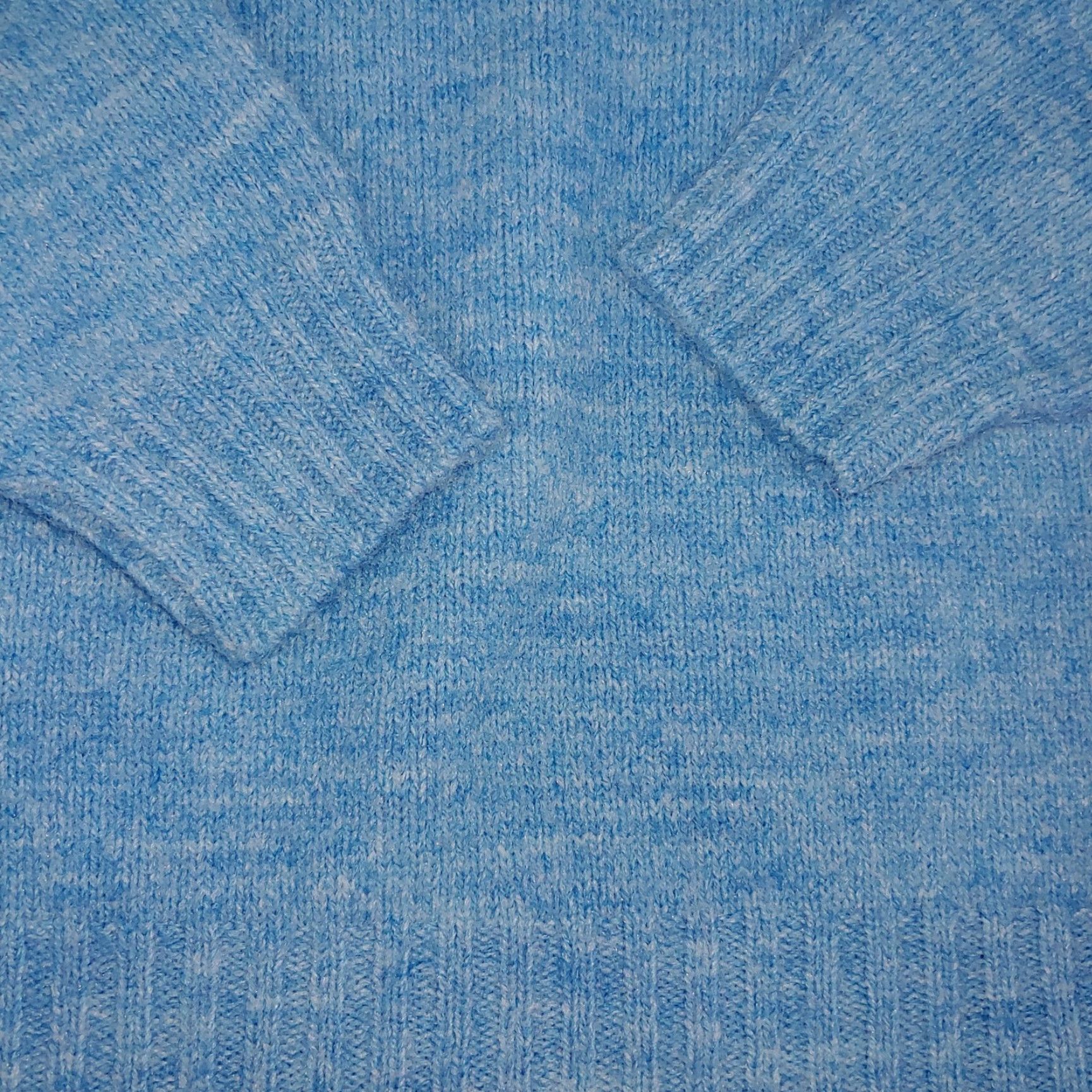 Sears VINTAGE Sears Sweater Shirt Adult Small Blues 1970s Wintuck Acrylic Casual Mens/Womens Grandpa Hipster Size S / US 4 / IT 40 - 6 Thumbnail