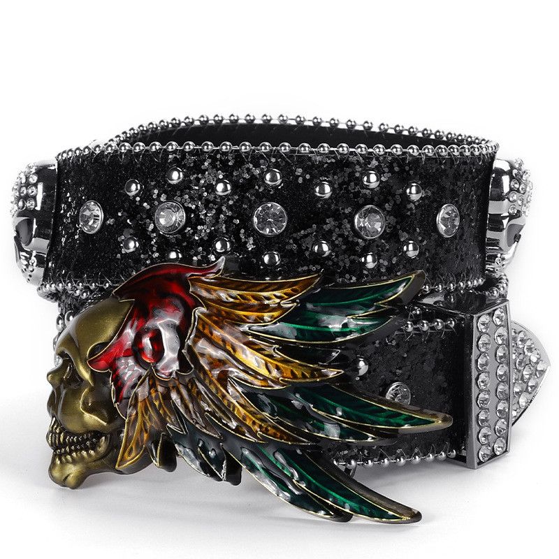 Other Red Indian Apache Logo Studded Belt Size ONE SIZE - 1 Thumbnail