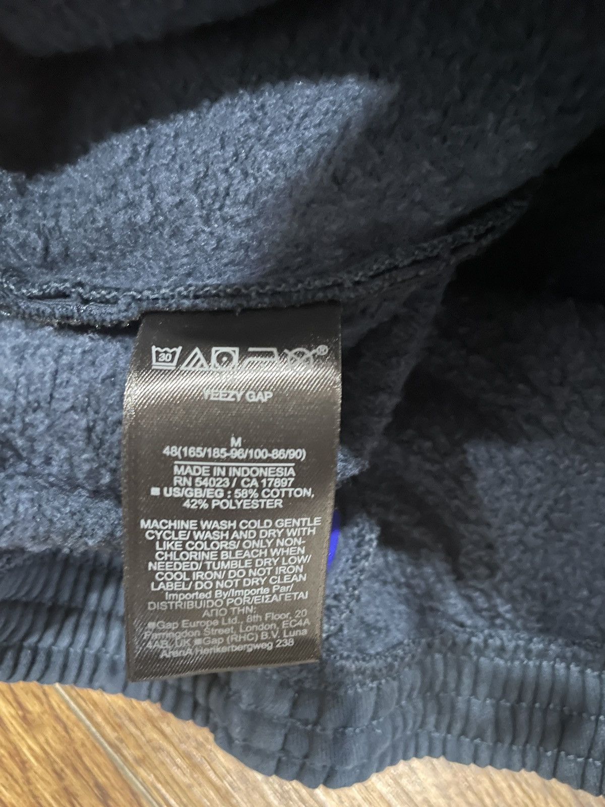 Balenciaga × Gap × Kanye West Yeezy Gap Sweatpants Dark Blue Size Medium Size US 32 / EU 48 - 8 Thumbnail