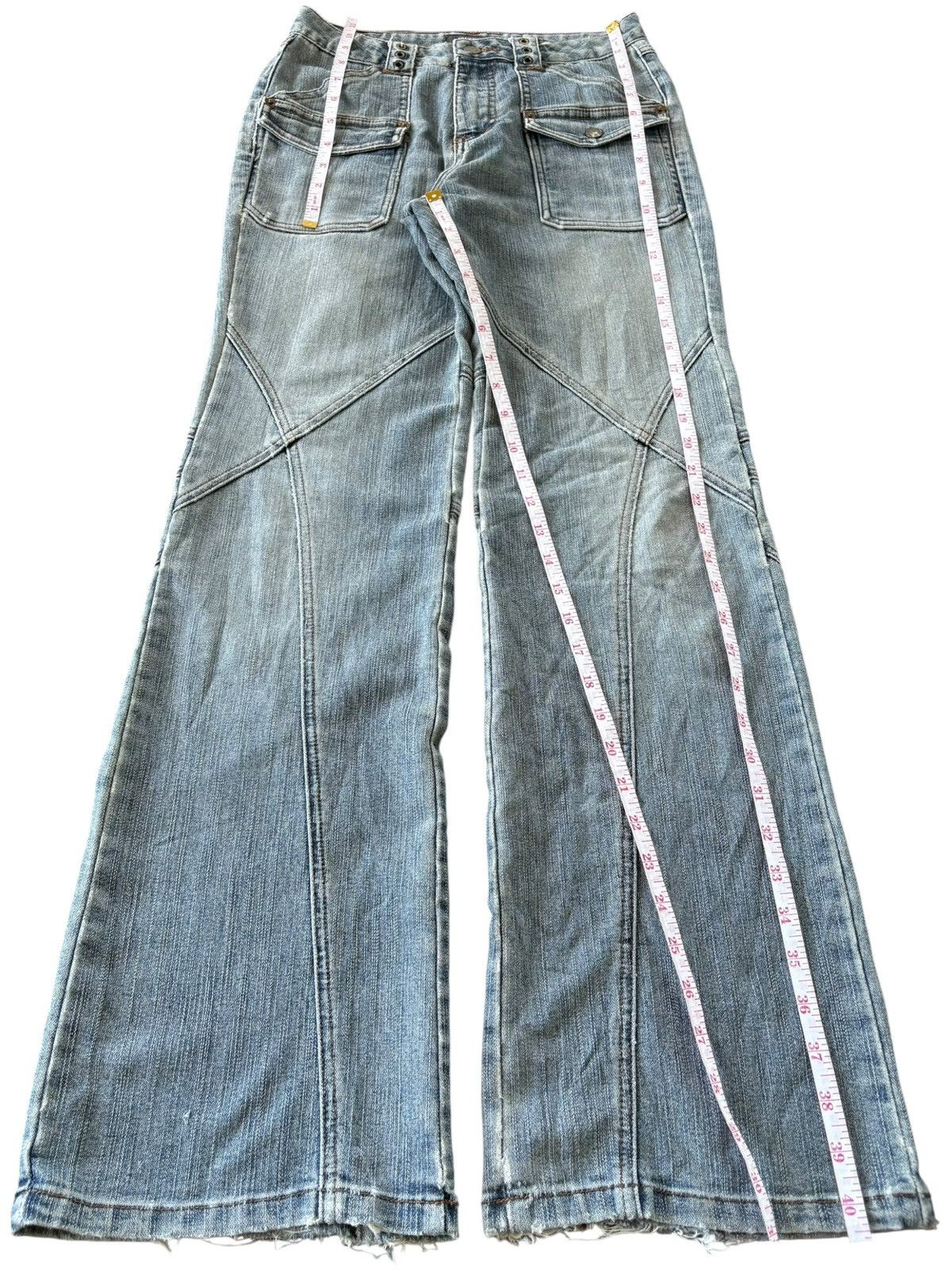 Hysteric Glamour Vintage Japanese Brand Flare Bush Pants Size 27" / US 4 / IT 40 - 12 Thumbnail