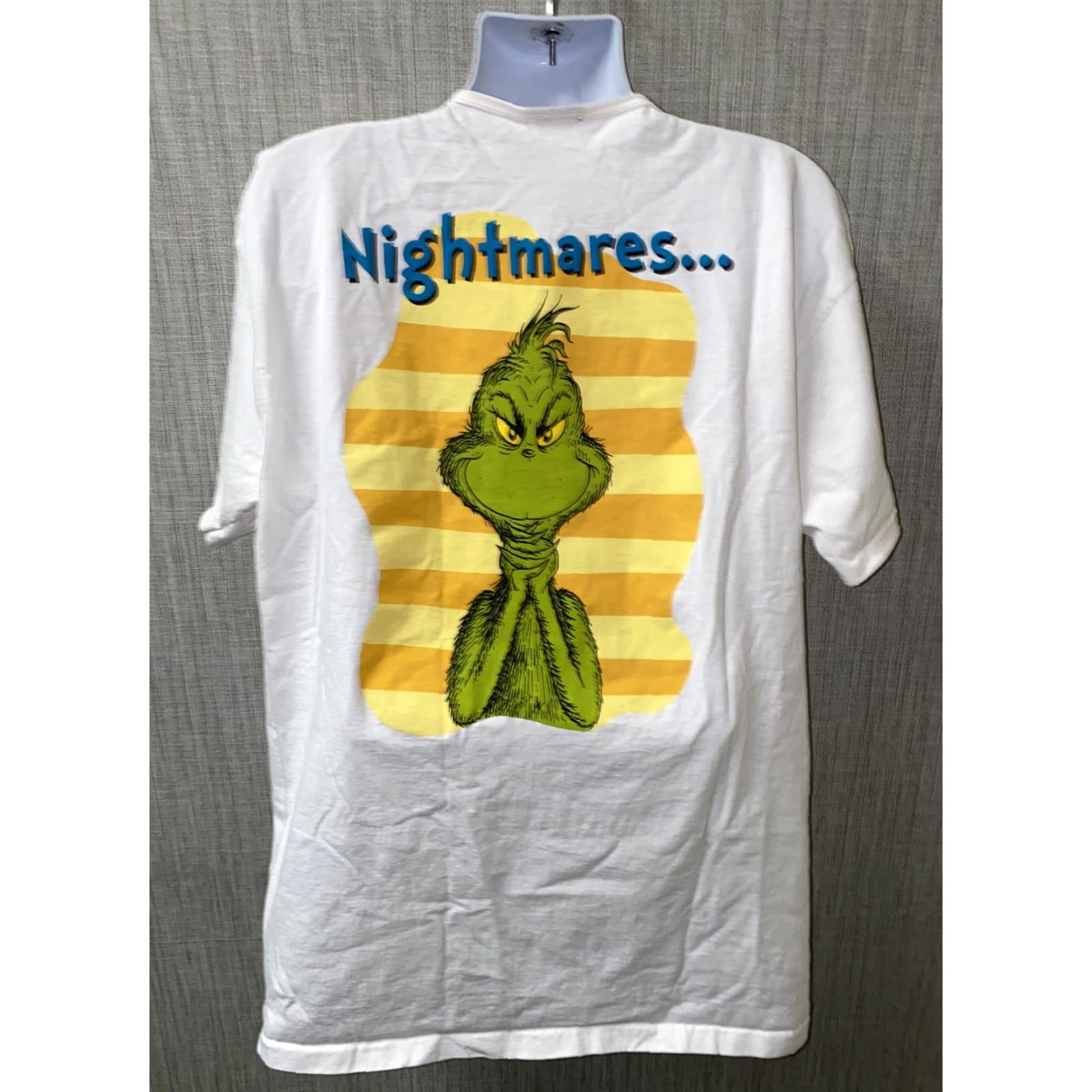 Vintage VINTAGE Universal Orlando T-Shirt Mens White Dr. Seuss Short Sleeve L 24 In Armpit Regular Cotton Single Stitch Size US L / EU 52-54 / 3 - 3 Thumbnail