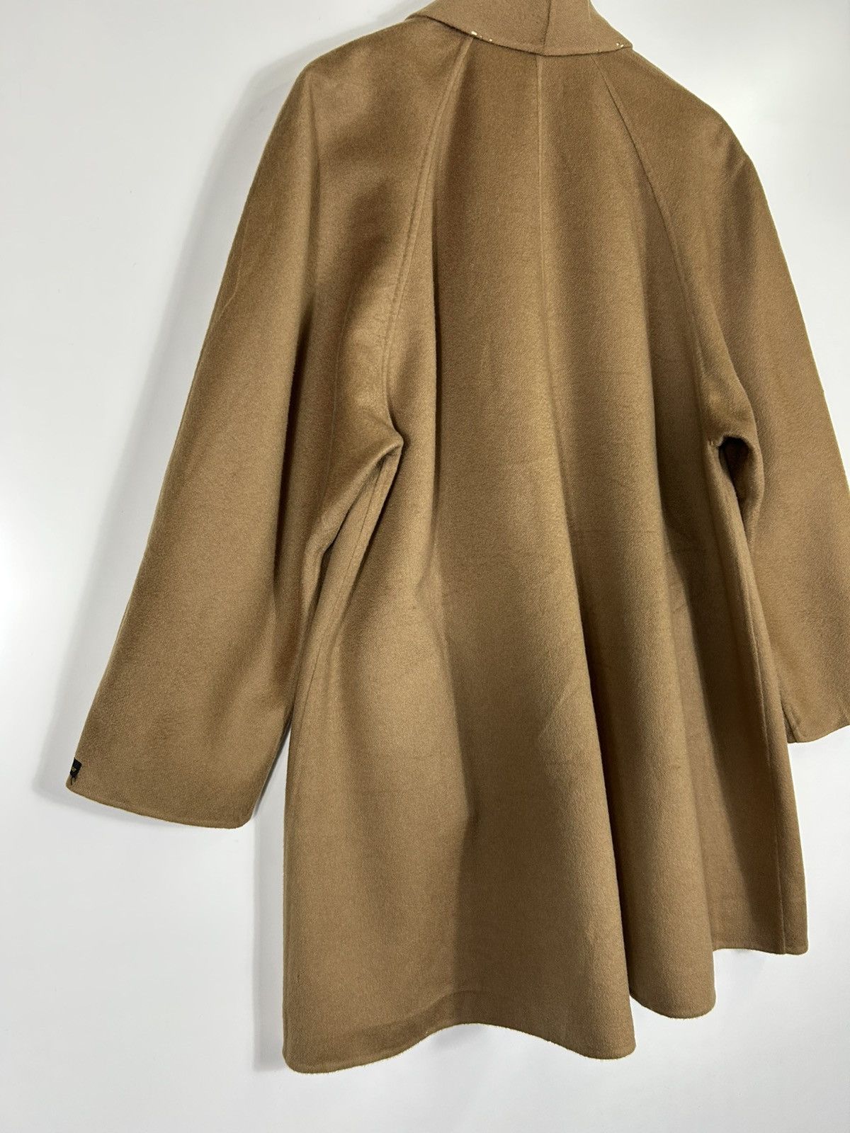 Designer ⚡️Vintage Gerardi Italy Cashmere Buttonless Jacket Size M / US 6-8 / IT 42-44 - 16 Thumbnail