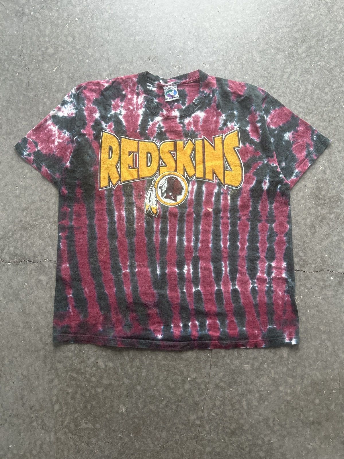 Liquid Blue × NFL × Vintage Vintage 90s Liquid Blue Washington Redskins Graphic Tee Size US XL / EU 56 / 4 - 1 Thumbnail