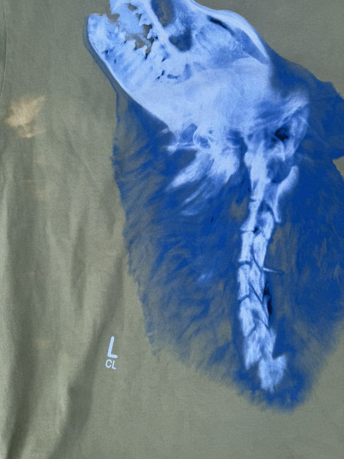 Acne Studios X-Ray Print Wolf Tee Size US L / EU 52-54 / 3 - 3 Thumbnail