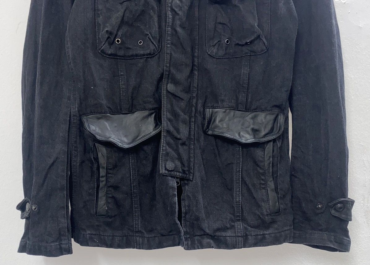 Tornado Mart Vintage Tornado Mart Leather Pocket&Collar Denim Jacket Size S / US 4 / IT 40 - 3 Thumbnail