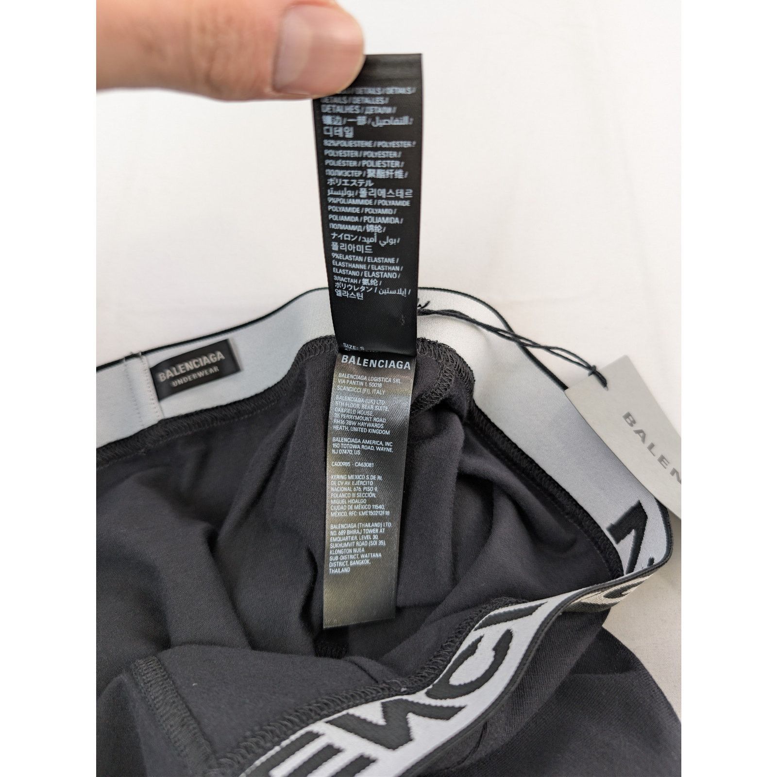 Balenciaga o1rshd1 Size: S / Underwear Racer Boxer Brief Short in Black Size US 30 / EU 46 - 17 Thumbnail