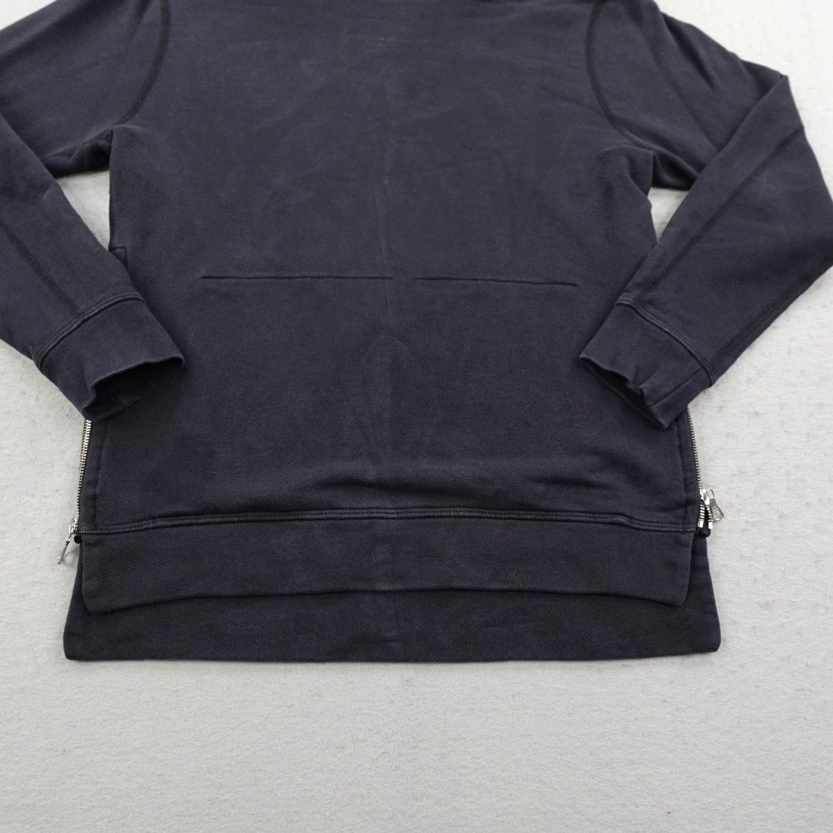 John Elliott VINTAGE John Elliott Hoodie Black Medium Pullover Side Zip Outdoor Sweatshirt Mens USA Size US M / EU 48-50 / 2 - 3 Thumbnail