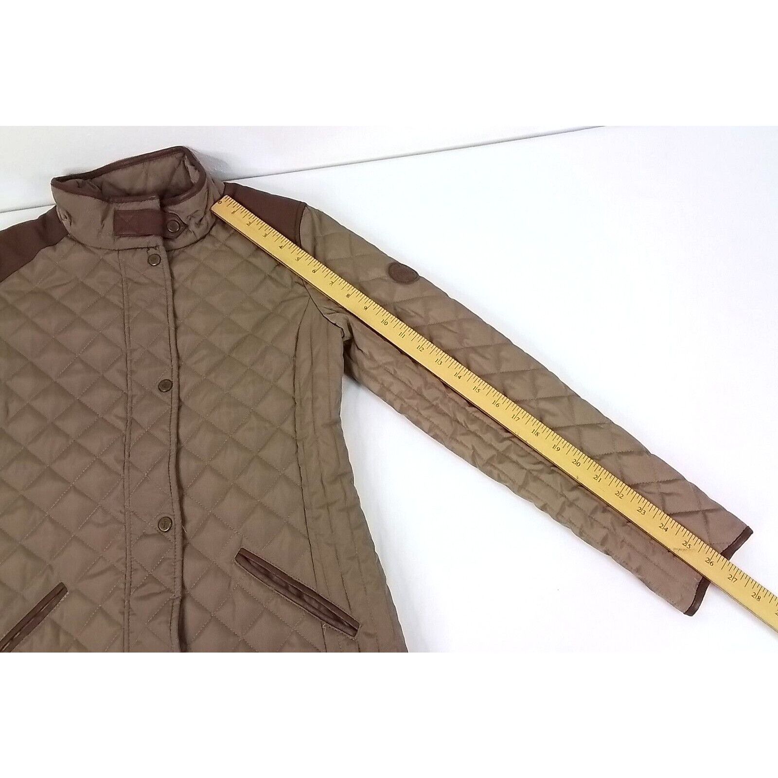 Ralph Lauren Ralph Lauren Barn Jacket Women's XS Brown Quilted #W3570 Size XS / US 0-2 / IT 36-38 - 16 Thumbnail