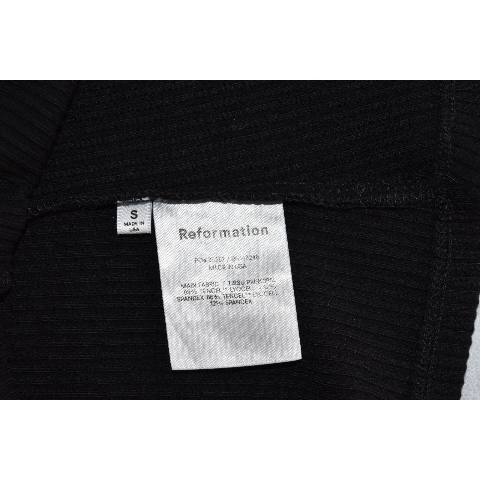 Reformation REFORMATION Ribbed Knit One Shoulder Sleeveless Tank Top S Size S / US 4 / IT 40 - 7 Thumbnail