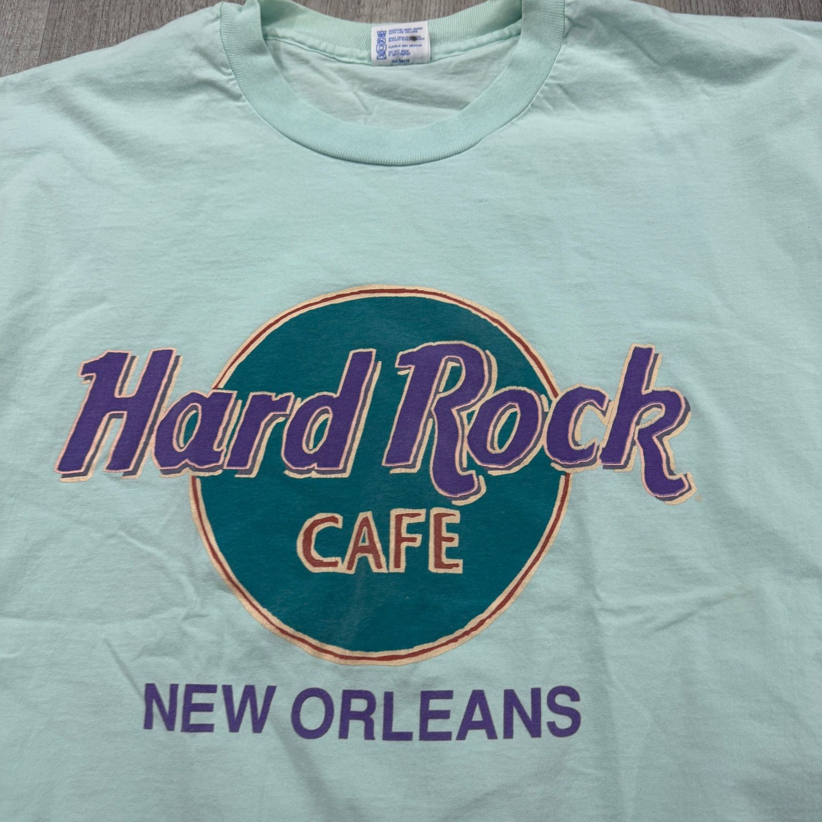 Vintage Vintage Hard Rock Cafe New Orleans Men's XL Teal Size US XL / EU 56 / 4 - 3 Thumbnail