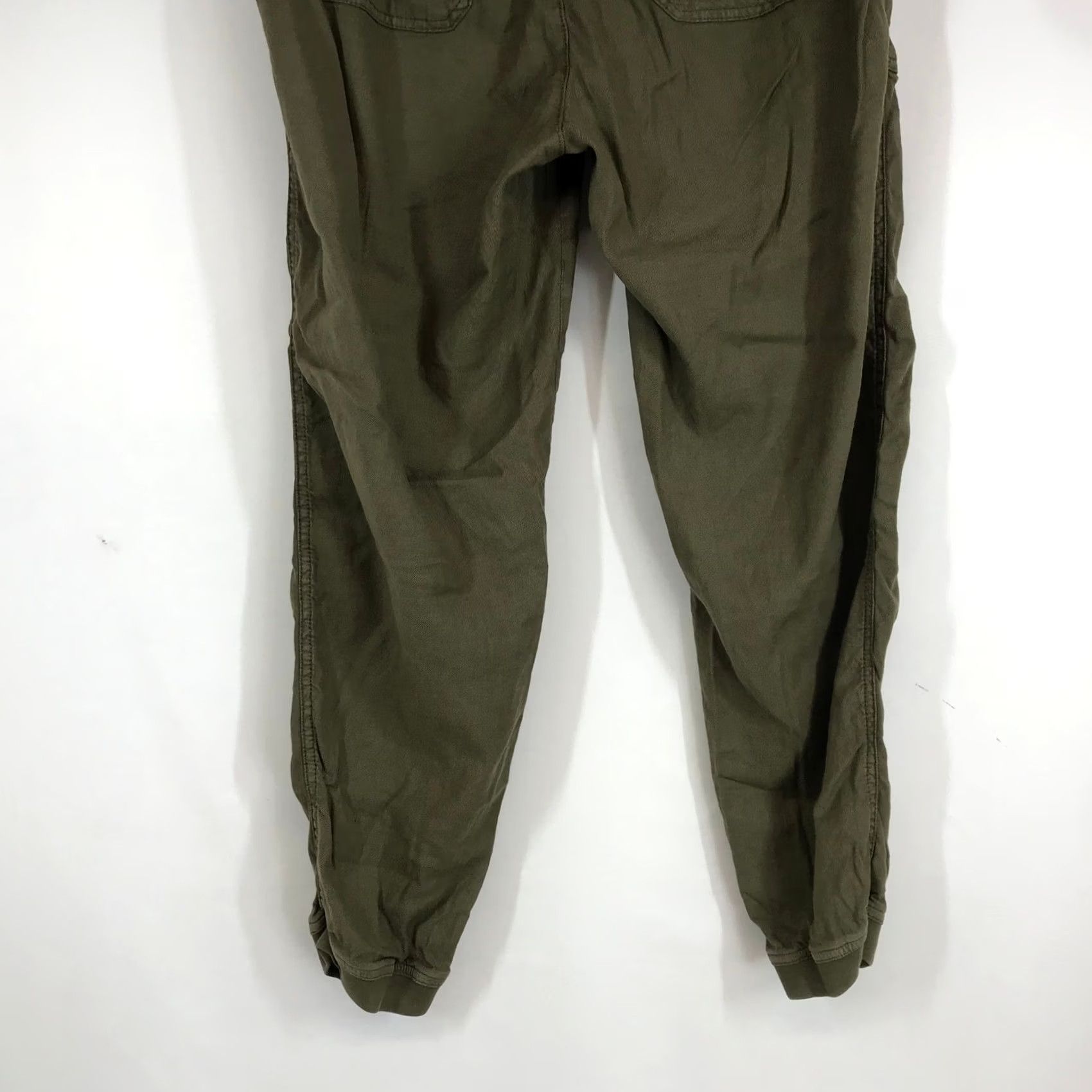 Marine Layer Marine Layer Jogger Pants Olive Green Linen Cotton Blend Pockets XL Womens Casual Comfort Size 40" / US 18 - 6 Thumbnail