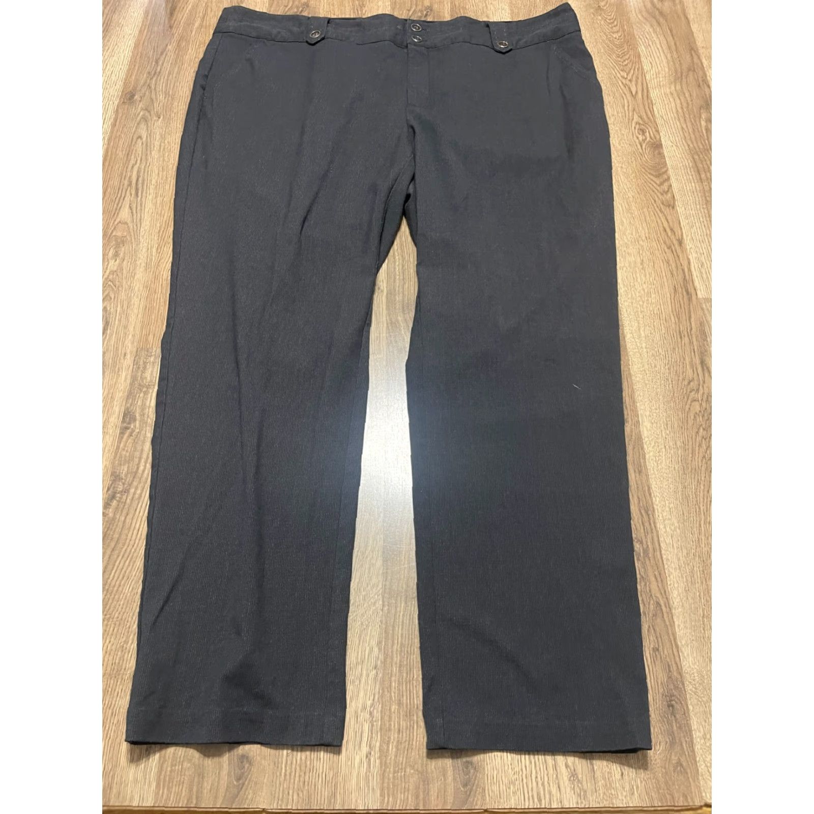 Vintage CJ Banks Pants Women's Plus Size 24W Black Dress Pants Size 42" / US 20 - 2 Thumbnail