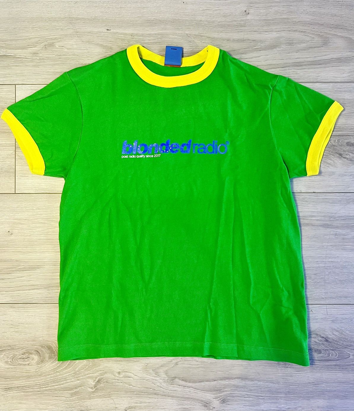 Frank Ocean brazil リンガーT Frank Ocean Blonded Radio Brazil Ringer Logo T Shirt | Grailed