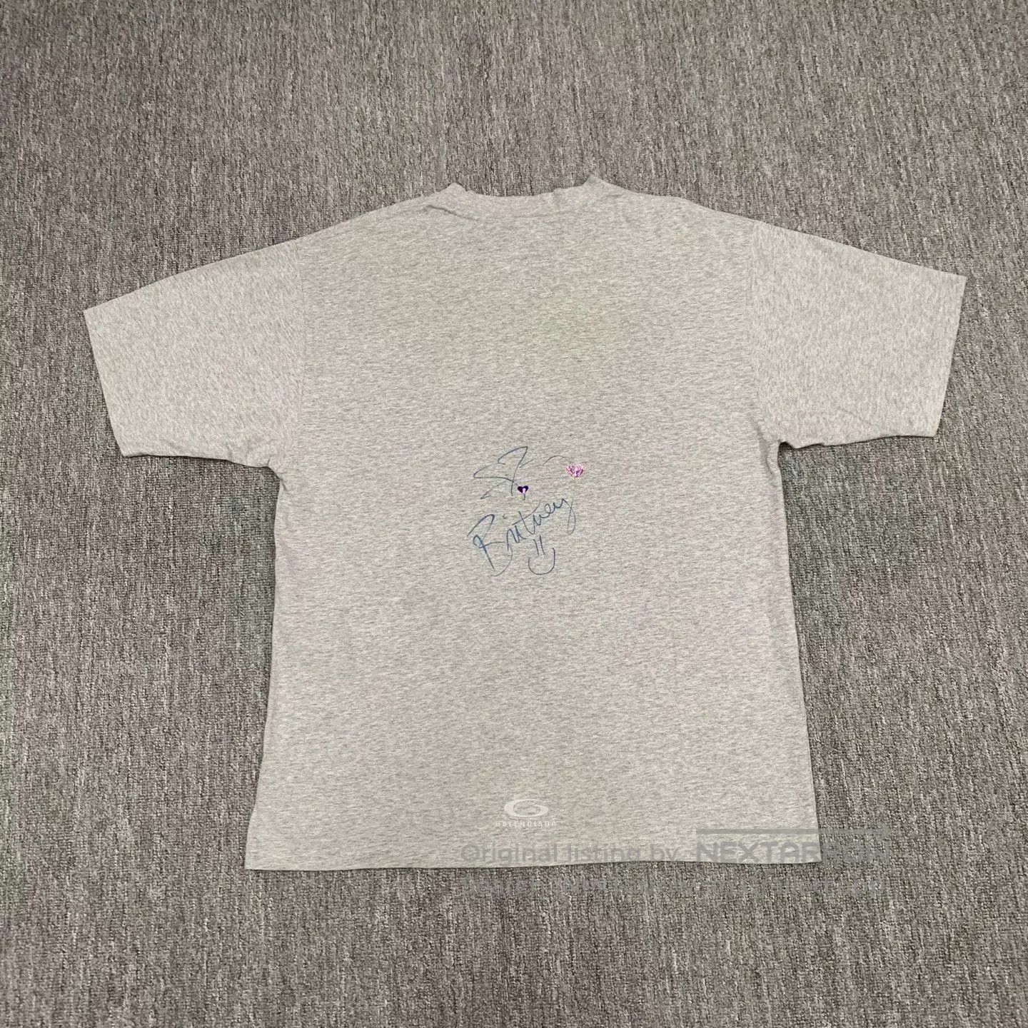 Balenciaga Balenciaga Britney Portrait Short Sleeve Shirt. Size XS / US 0-2 / IT 36-38 - 2 Thumbnail