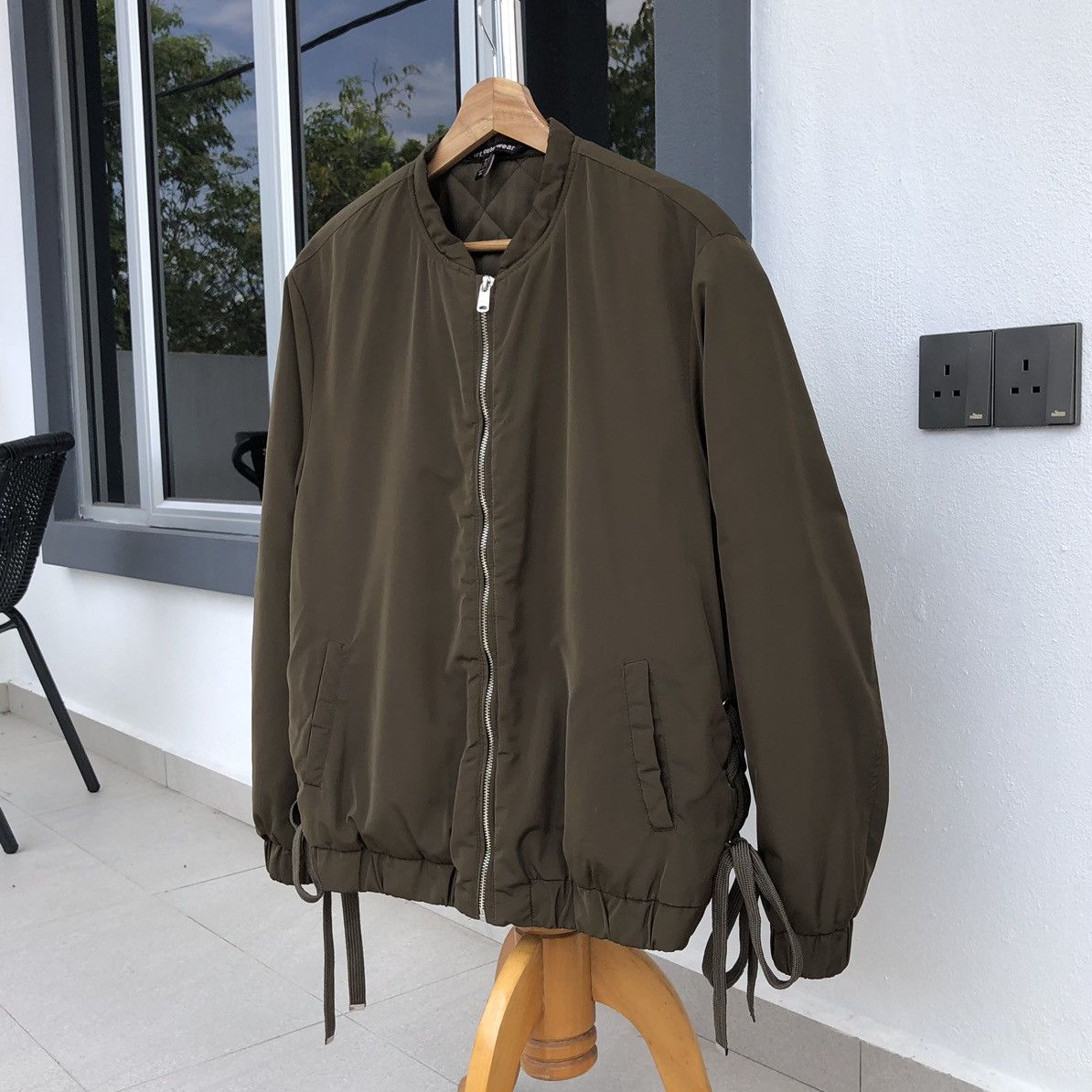 Zara Zara trf Outerwear Lined Quilted Bomber Jacket Size L / US 10 / IT 46 - 6 Thumbnail